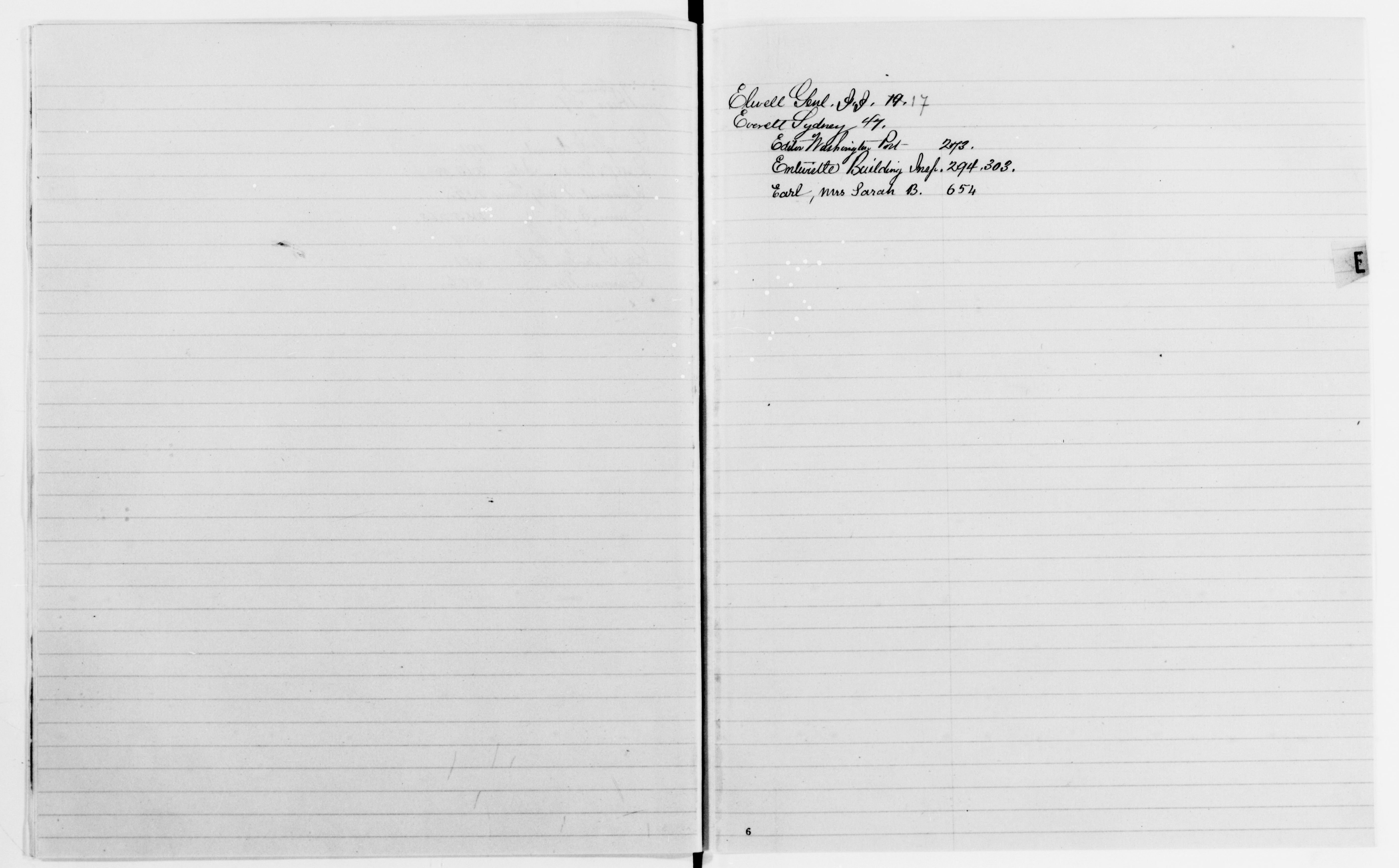 Scanned image of the current content page