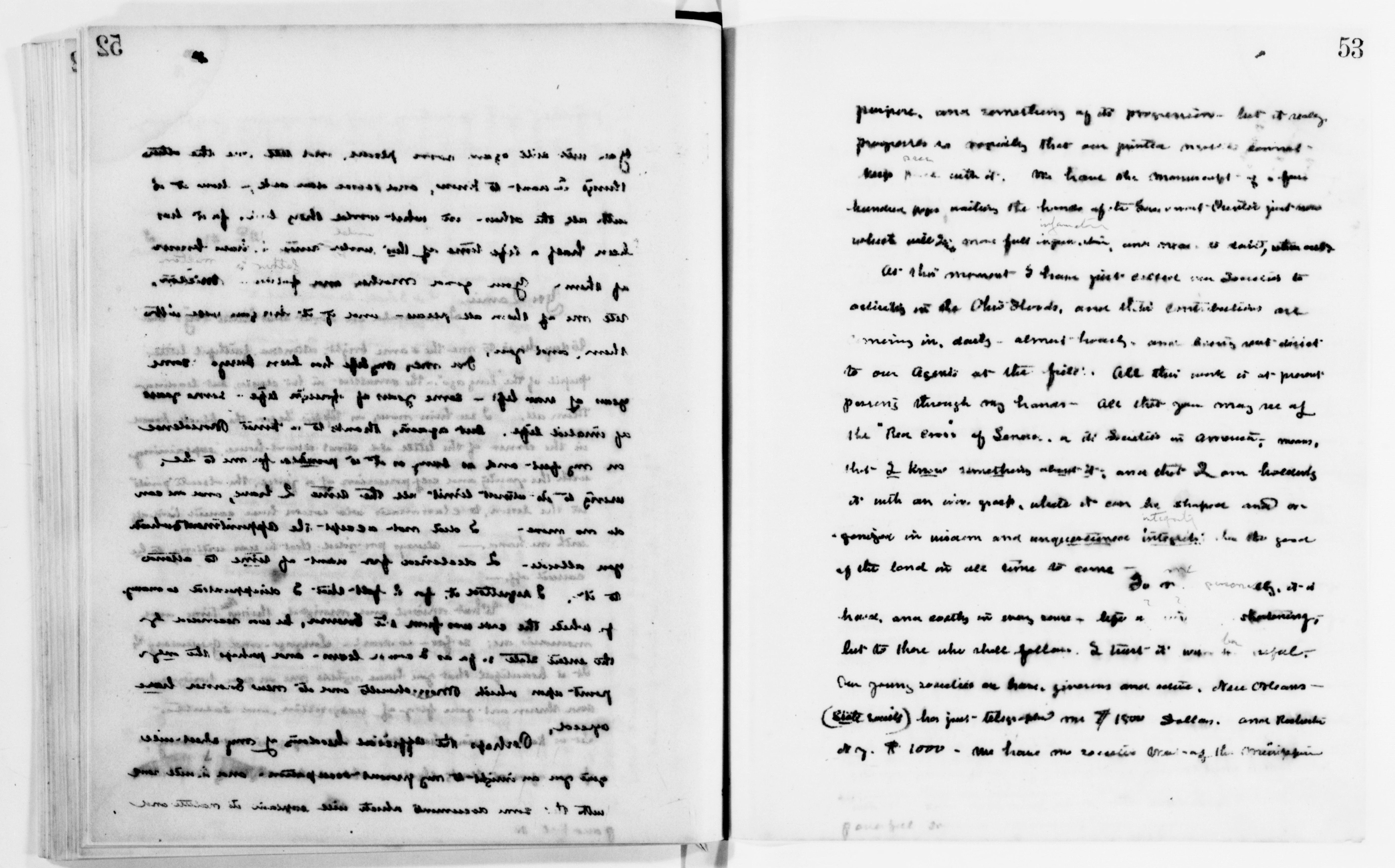 Scanned image of the current content page