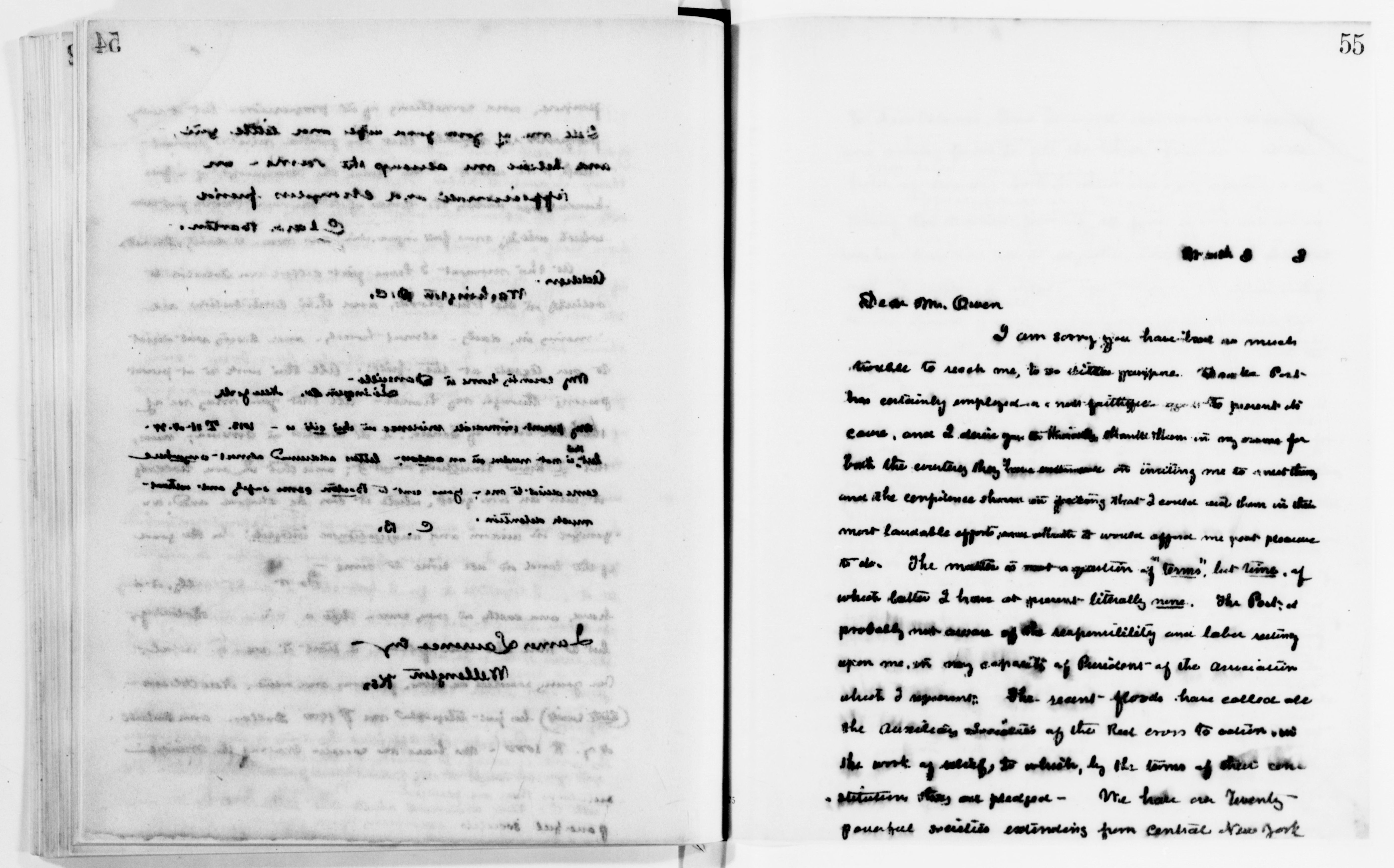 Scanned image of the current content page