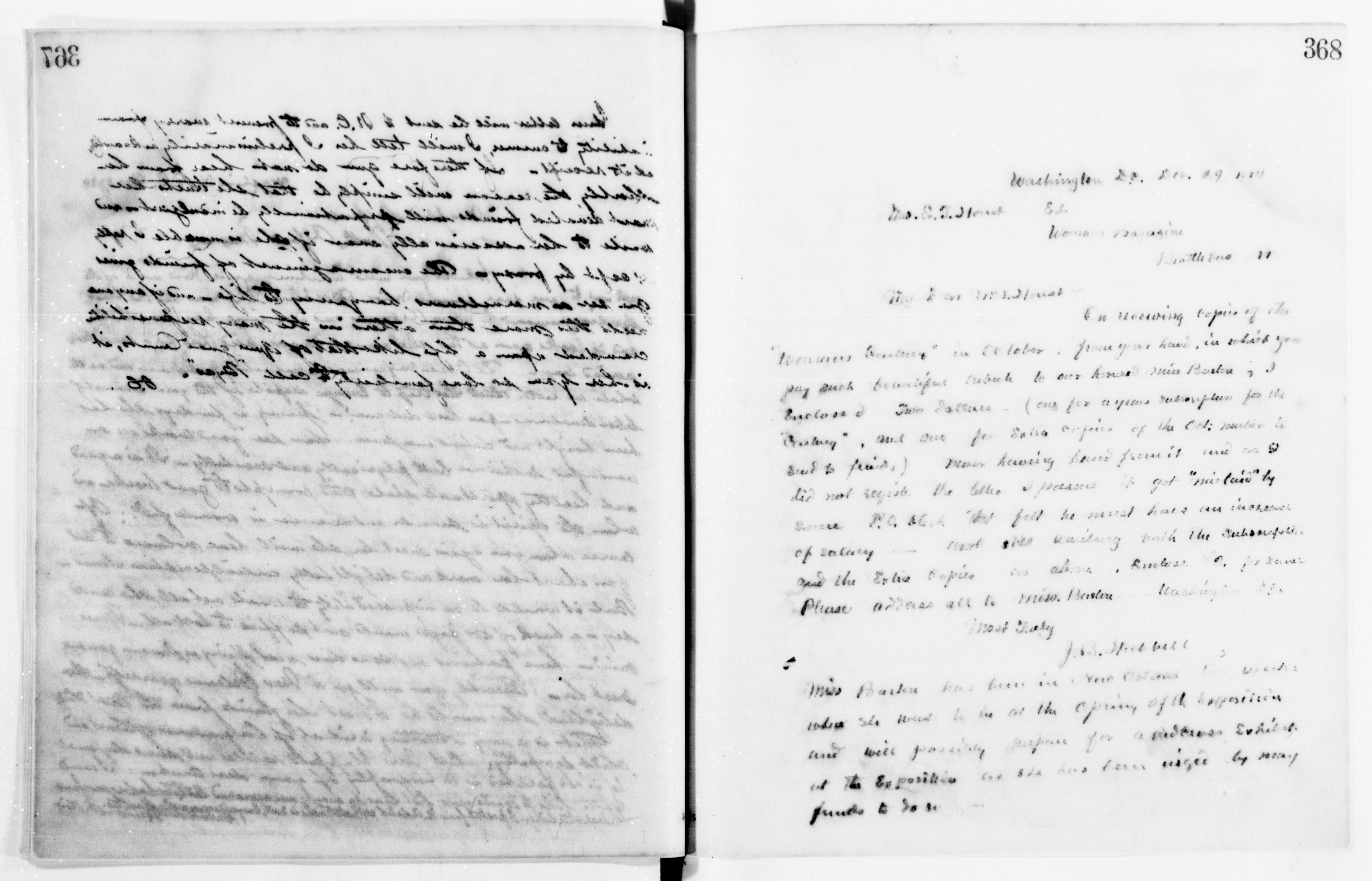 Scanned image of the current content page