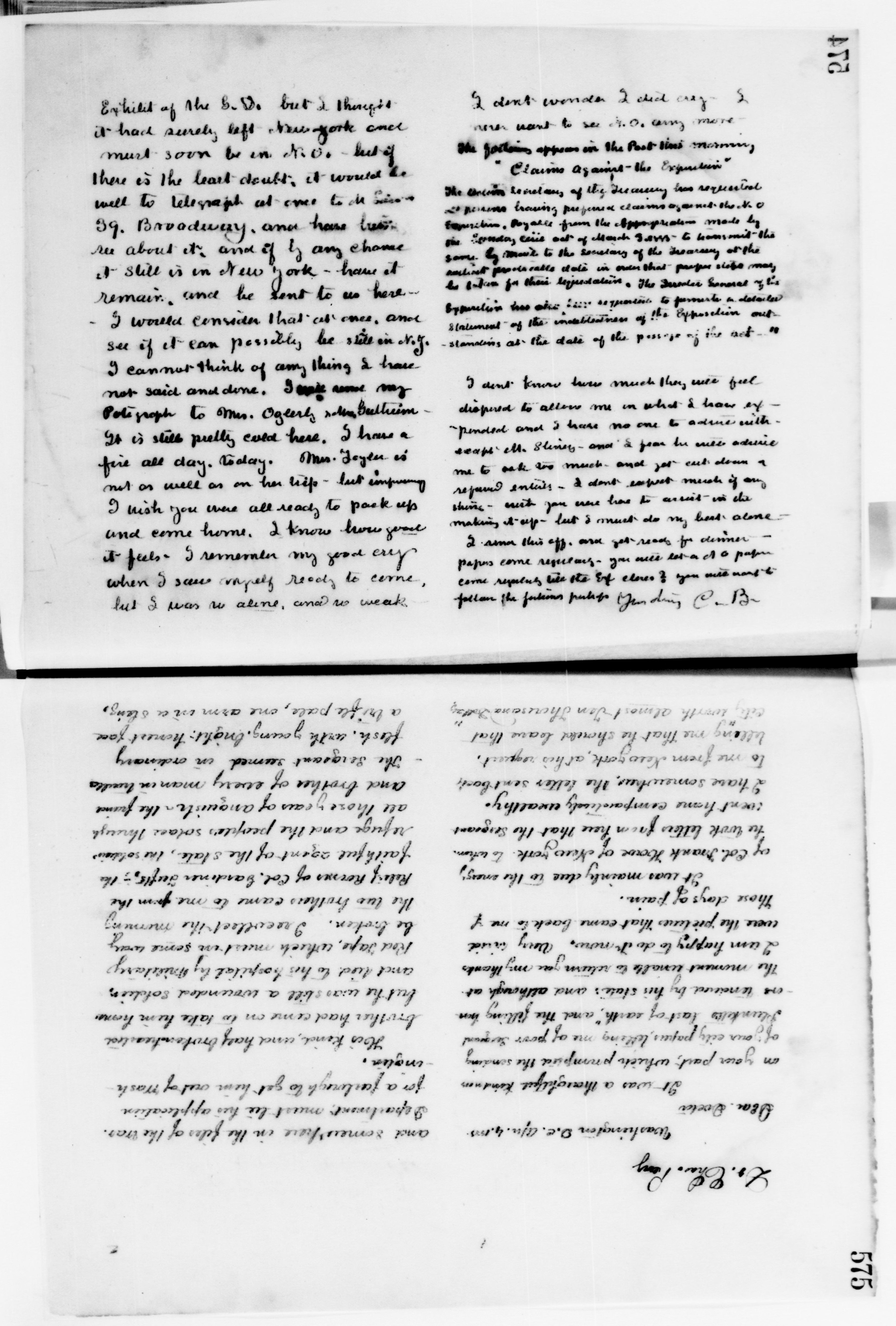 Scanned image of the current content page