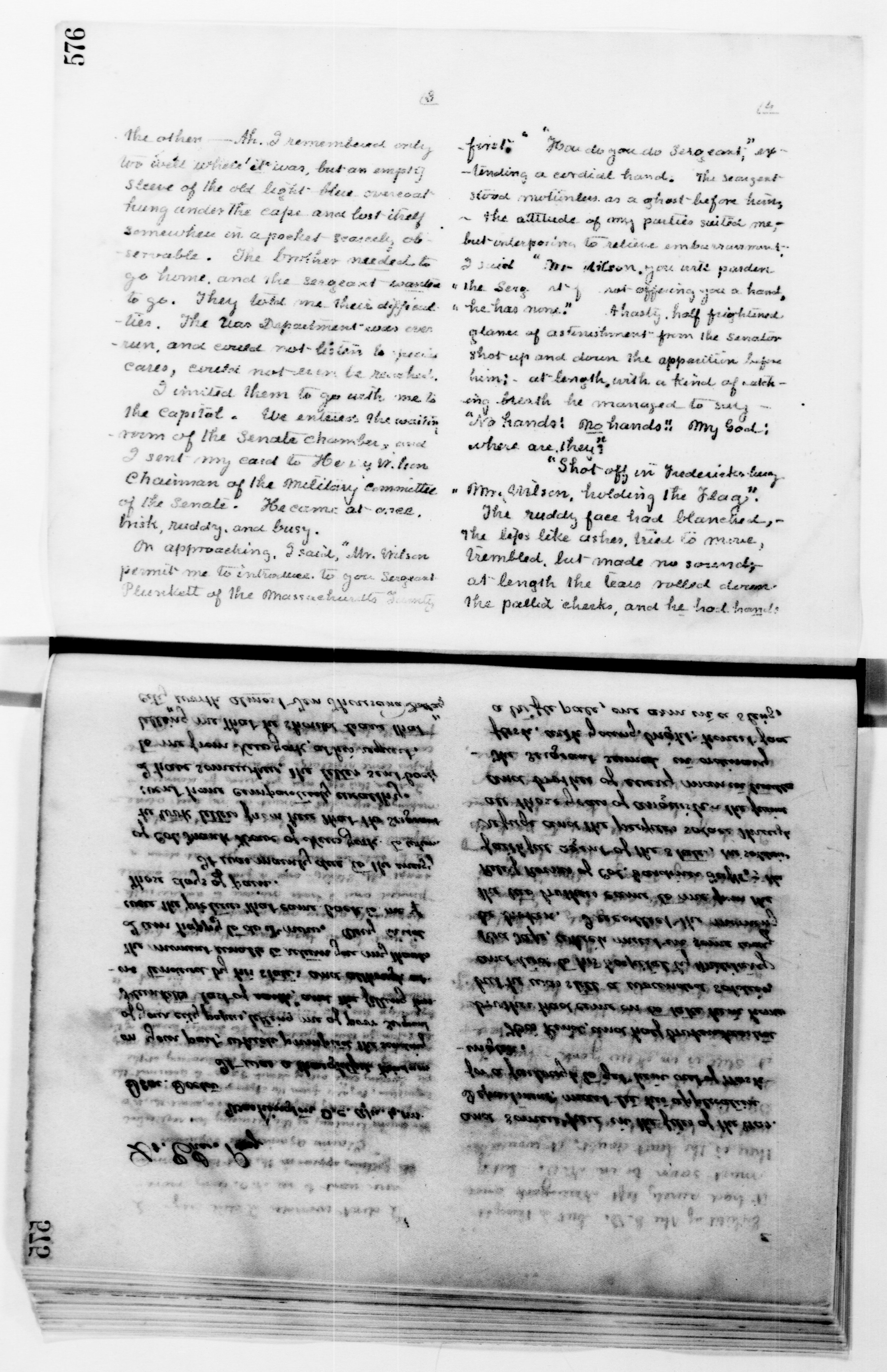 Scanned image of the current content page