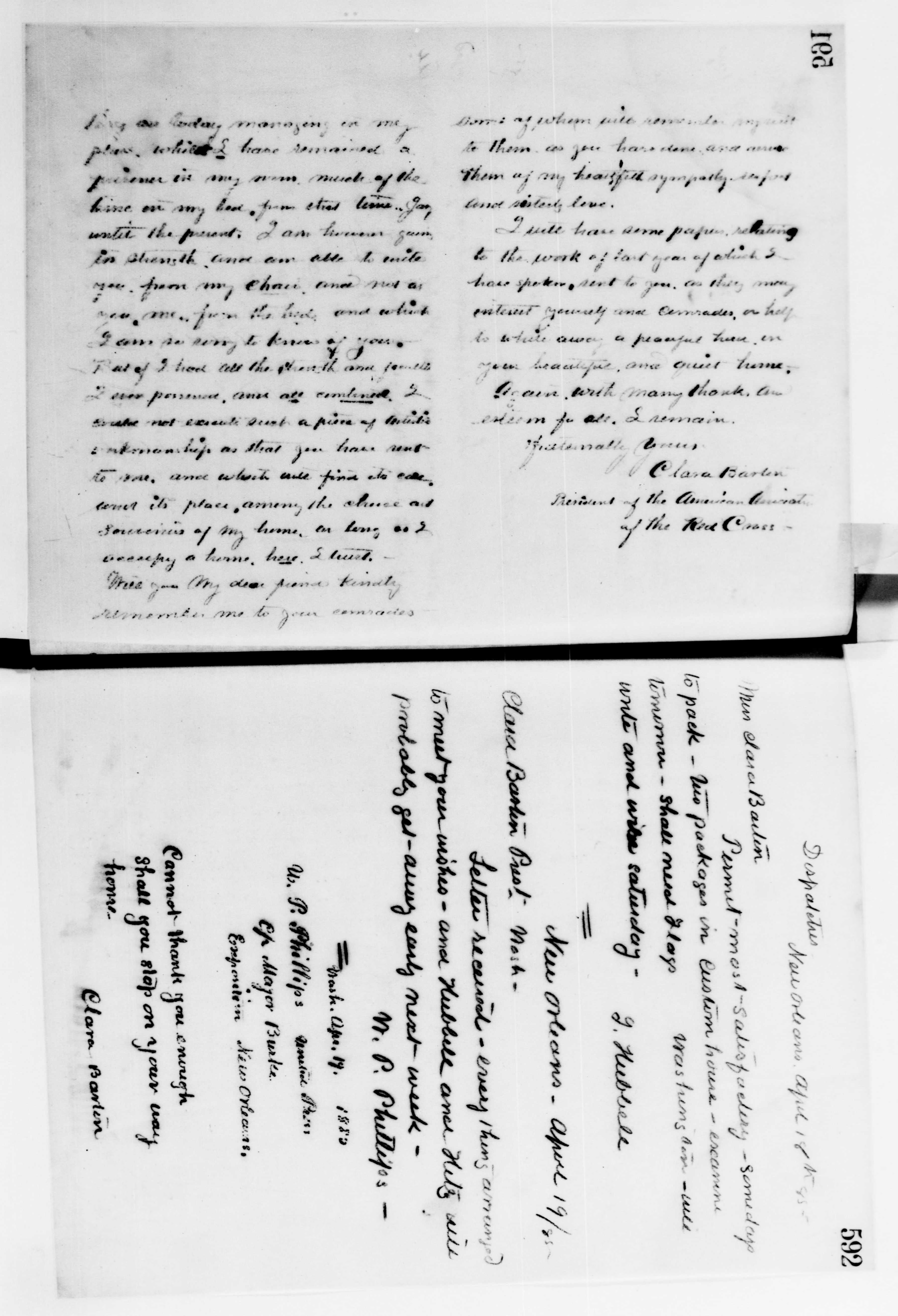 Scanned image of the current content page