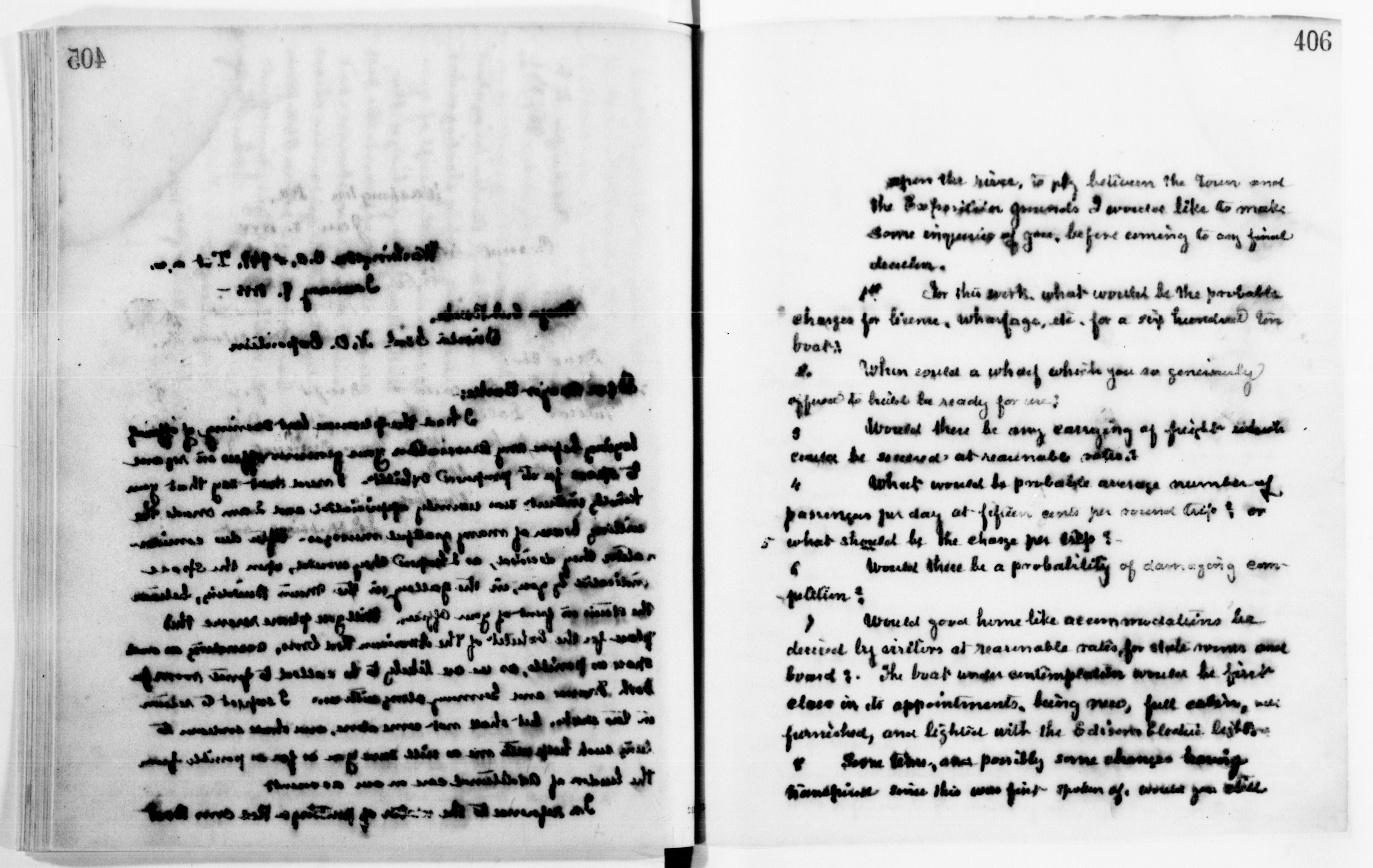 Scanned image of the current content page