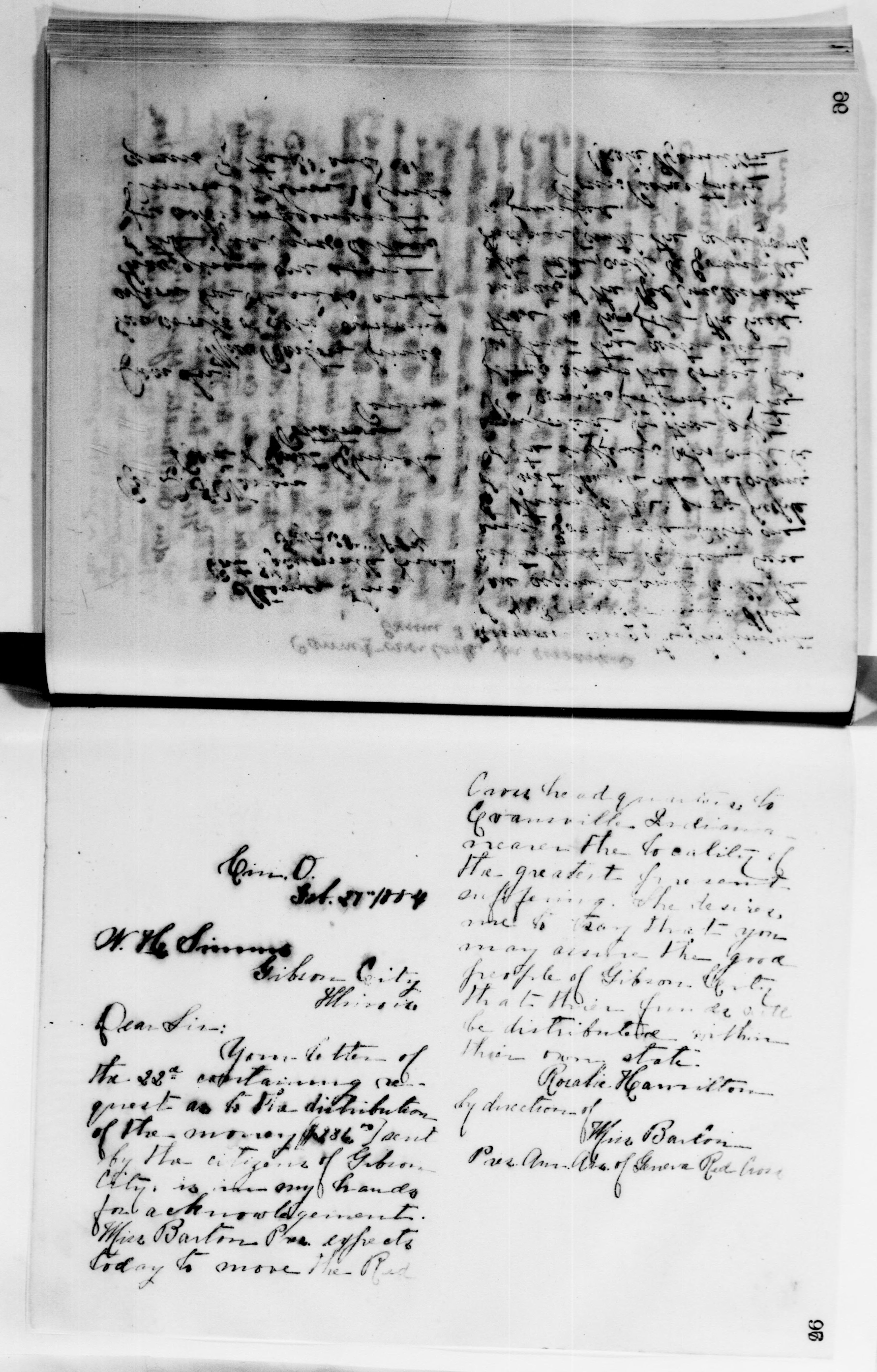 Scanned image of the current content page