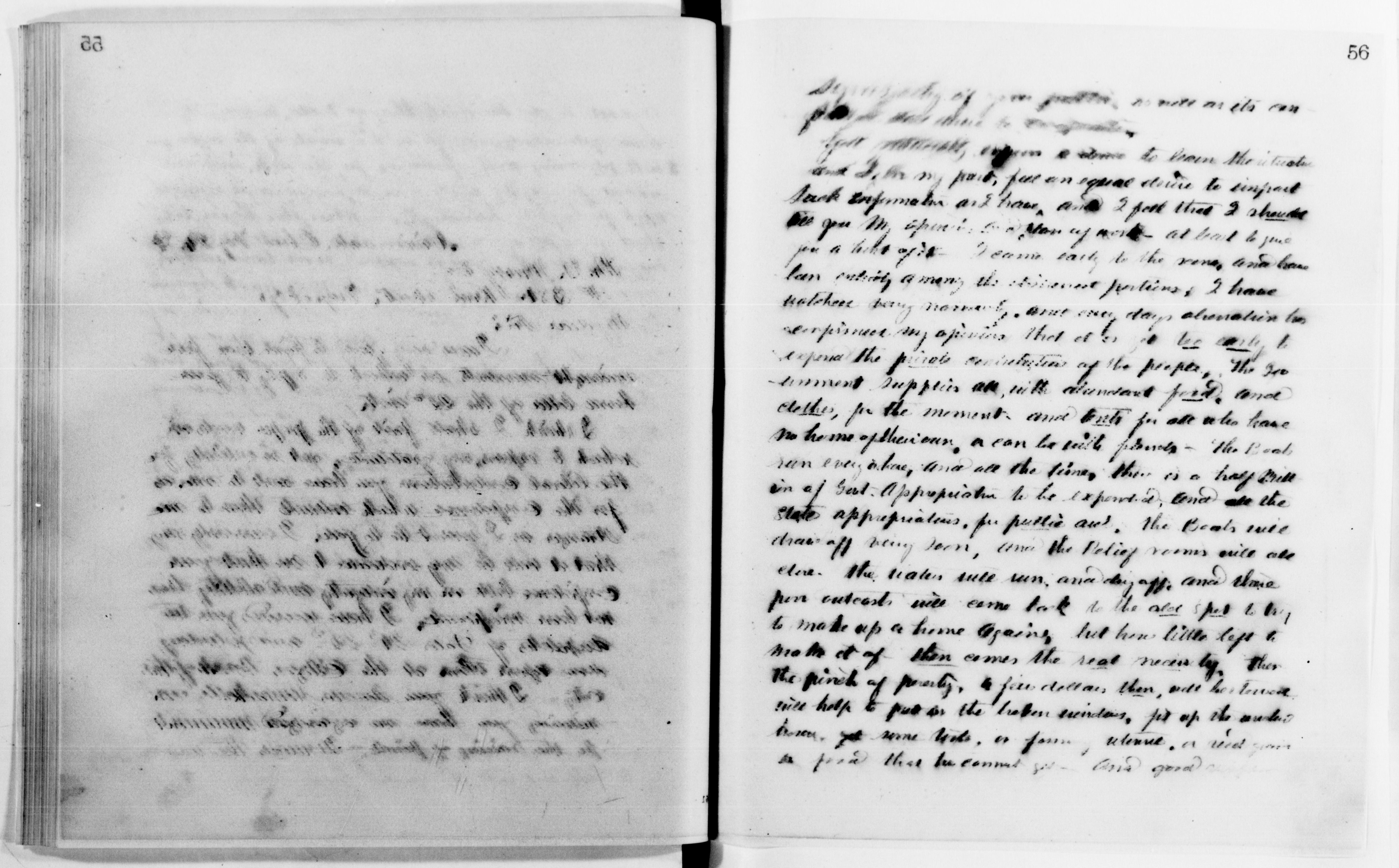 Scanned image of the current content page