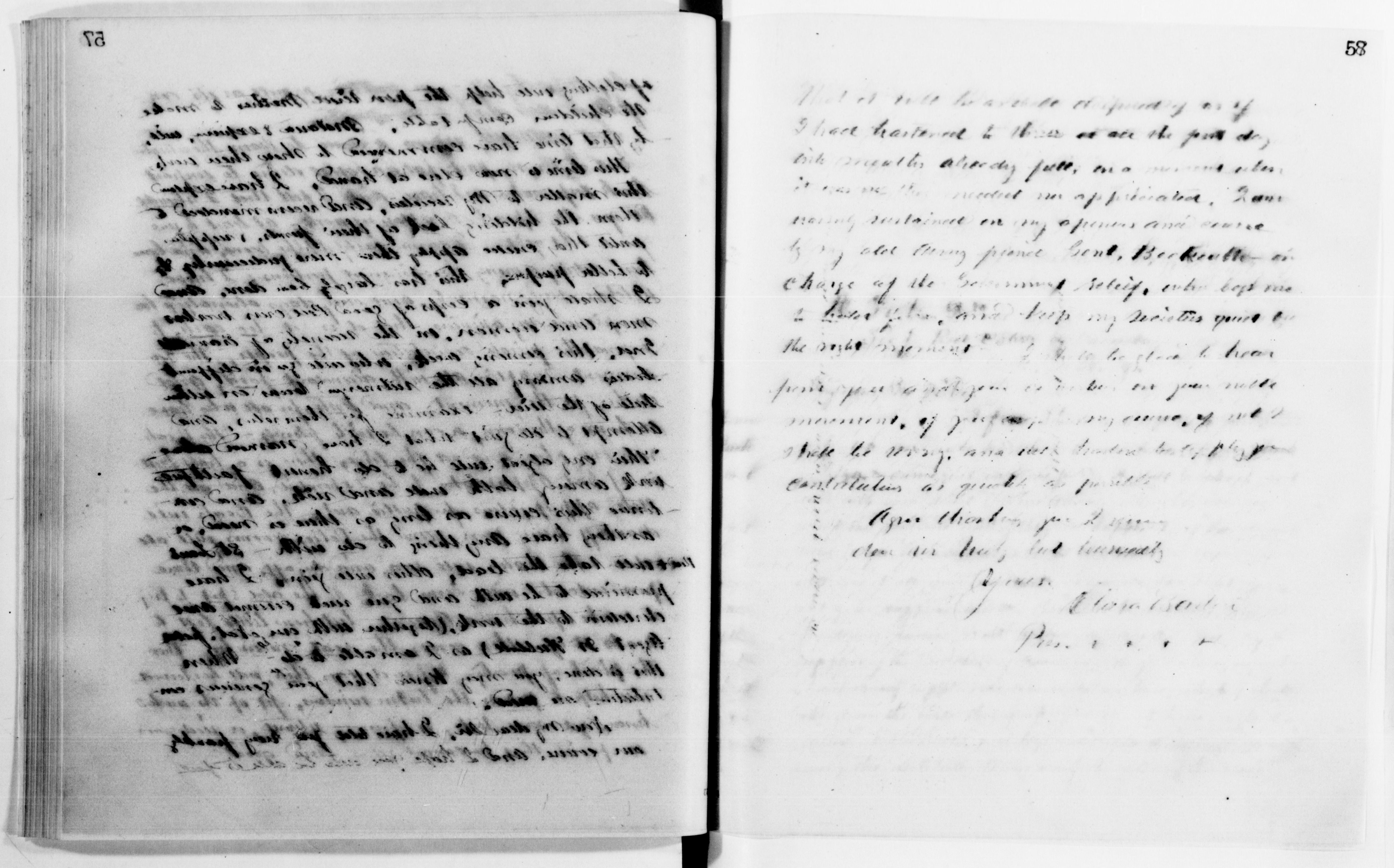 Scanned image of the current content page
