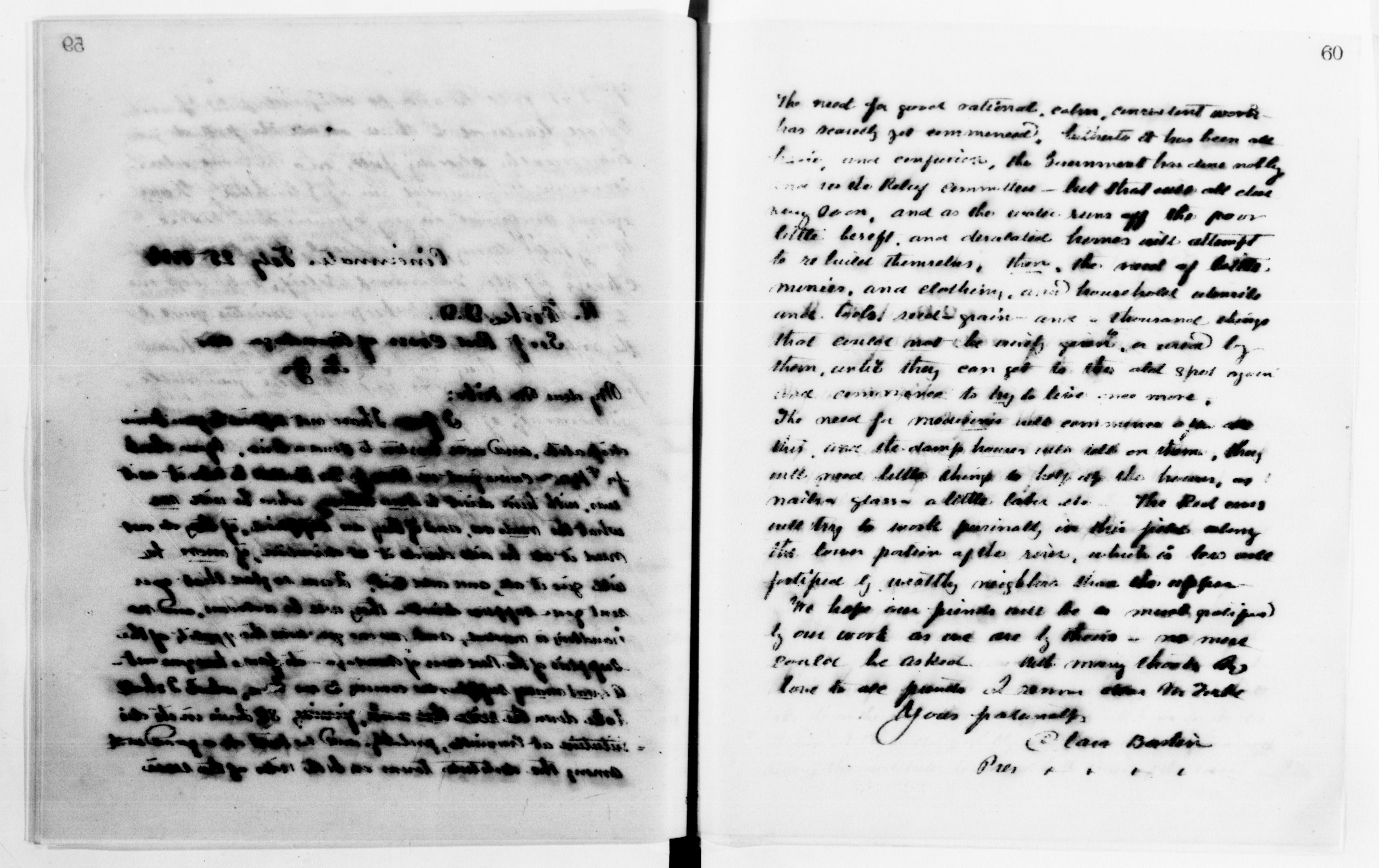 Scanned image of the current content page