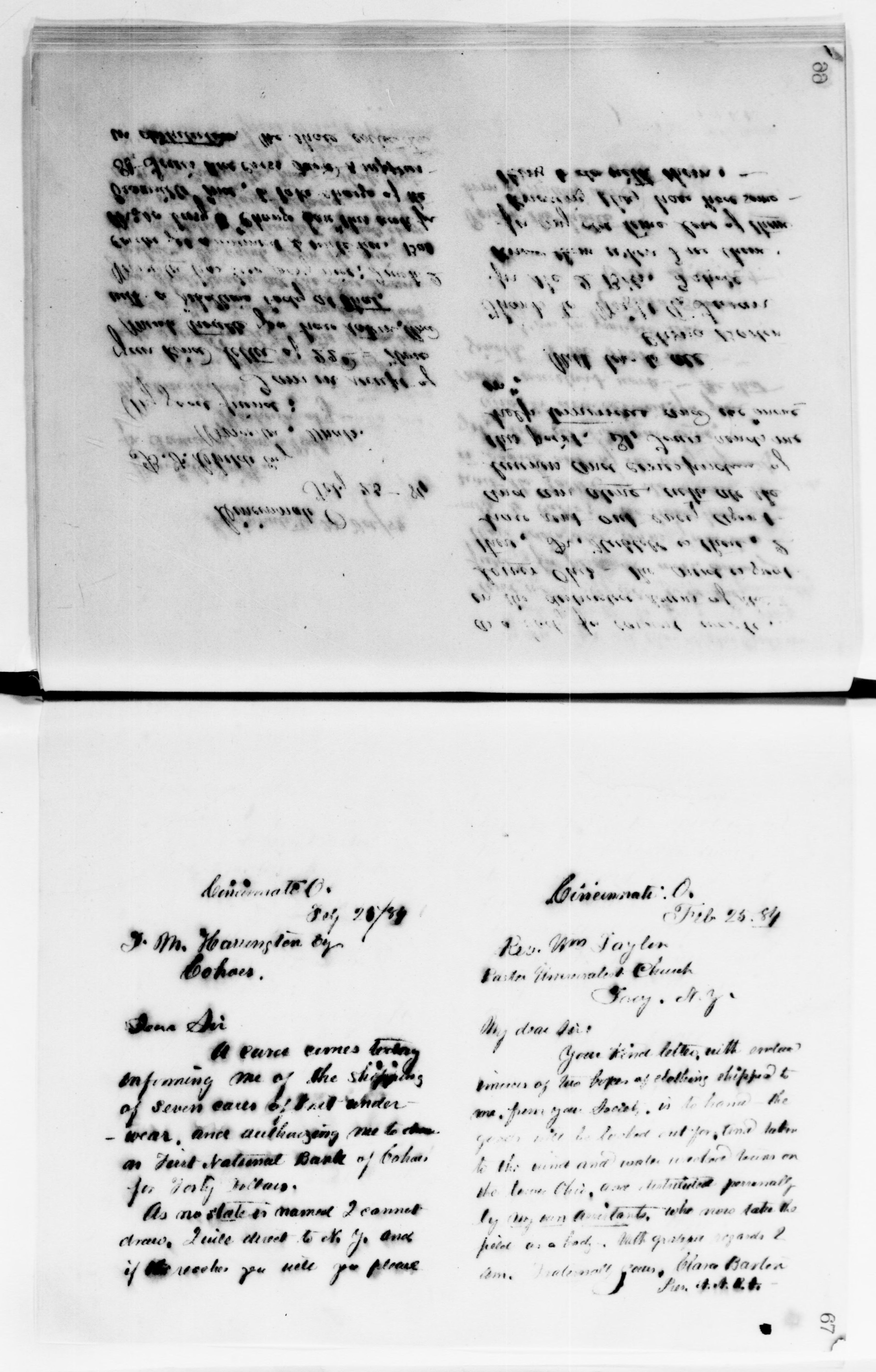 Scanned image of the current content page