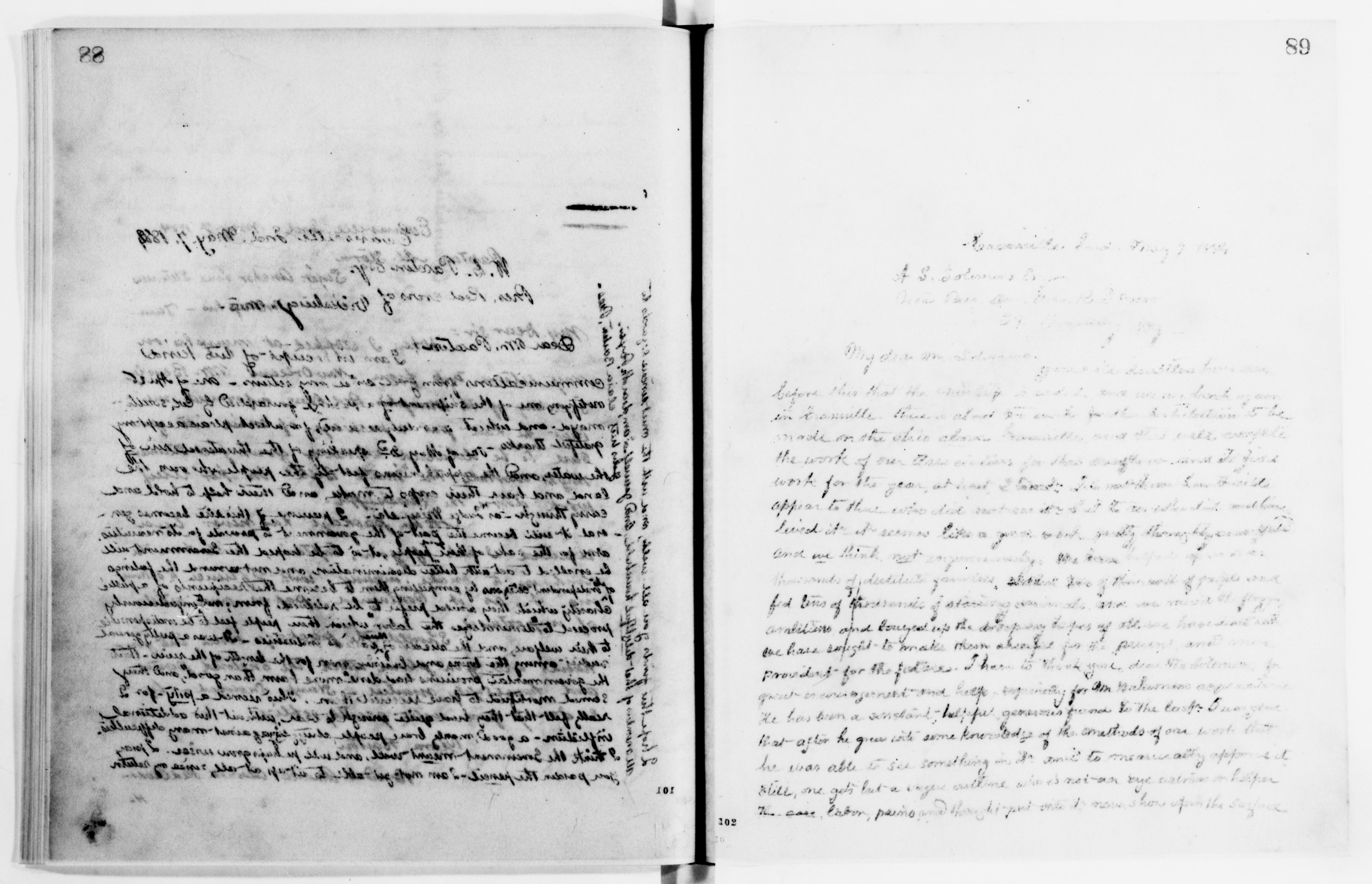 Scanned image of the current content page