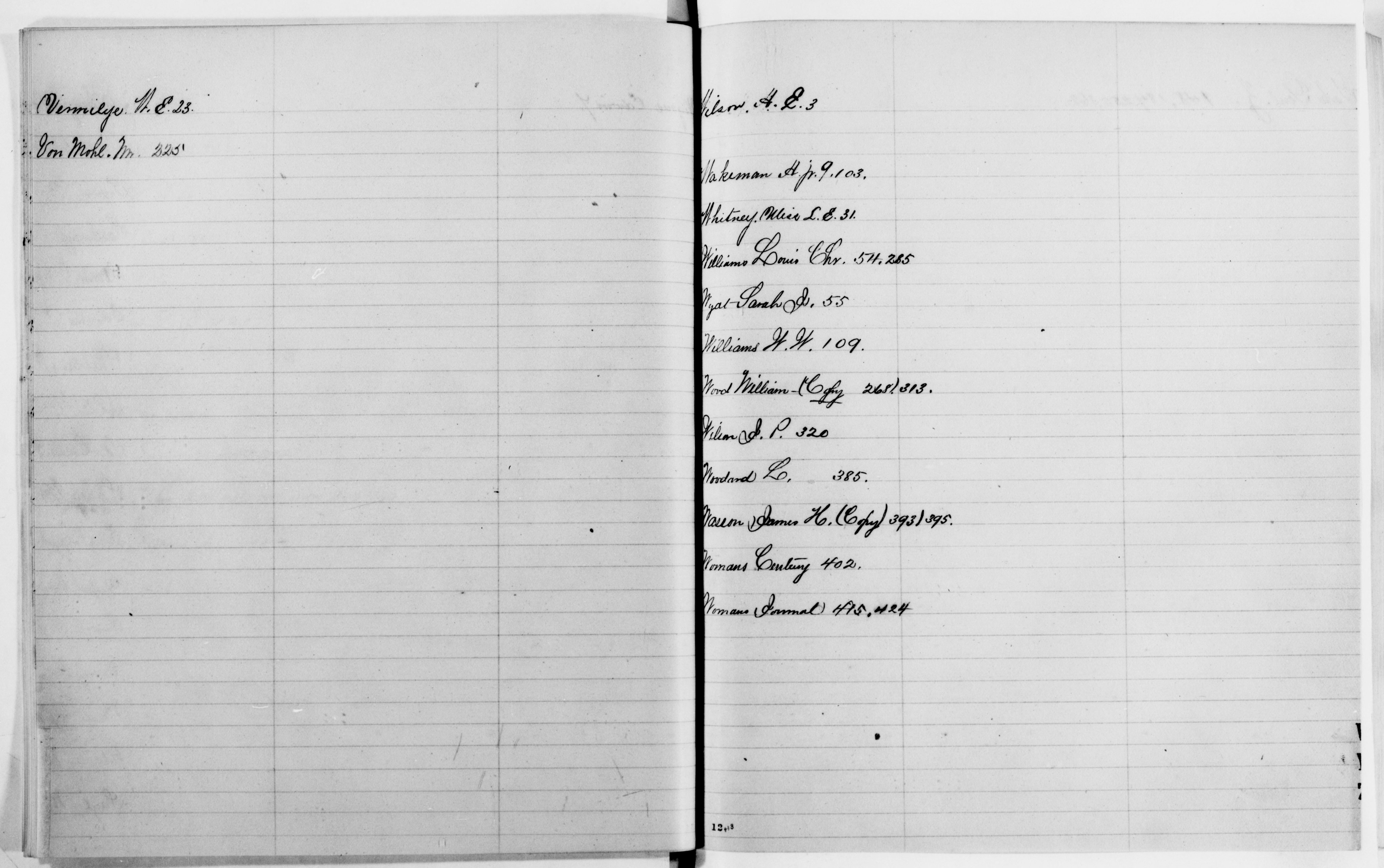 Scanned image of the current content page