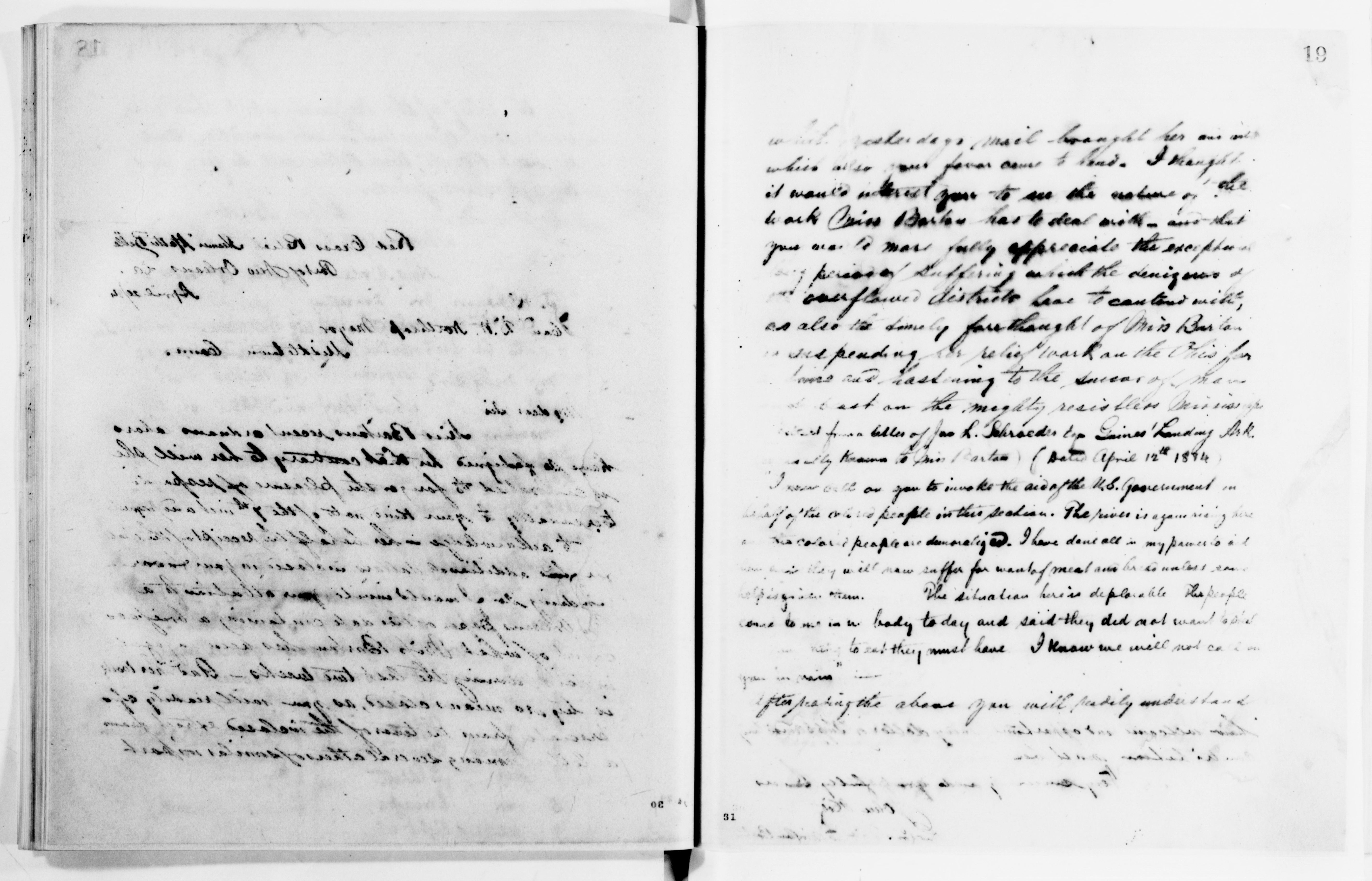 Scanned image of the current content page