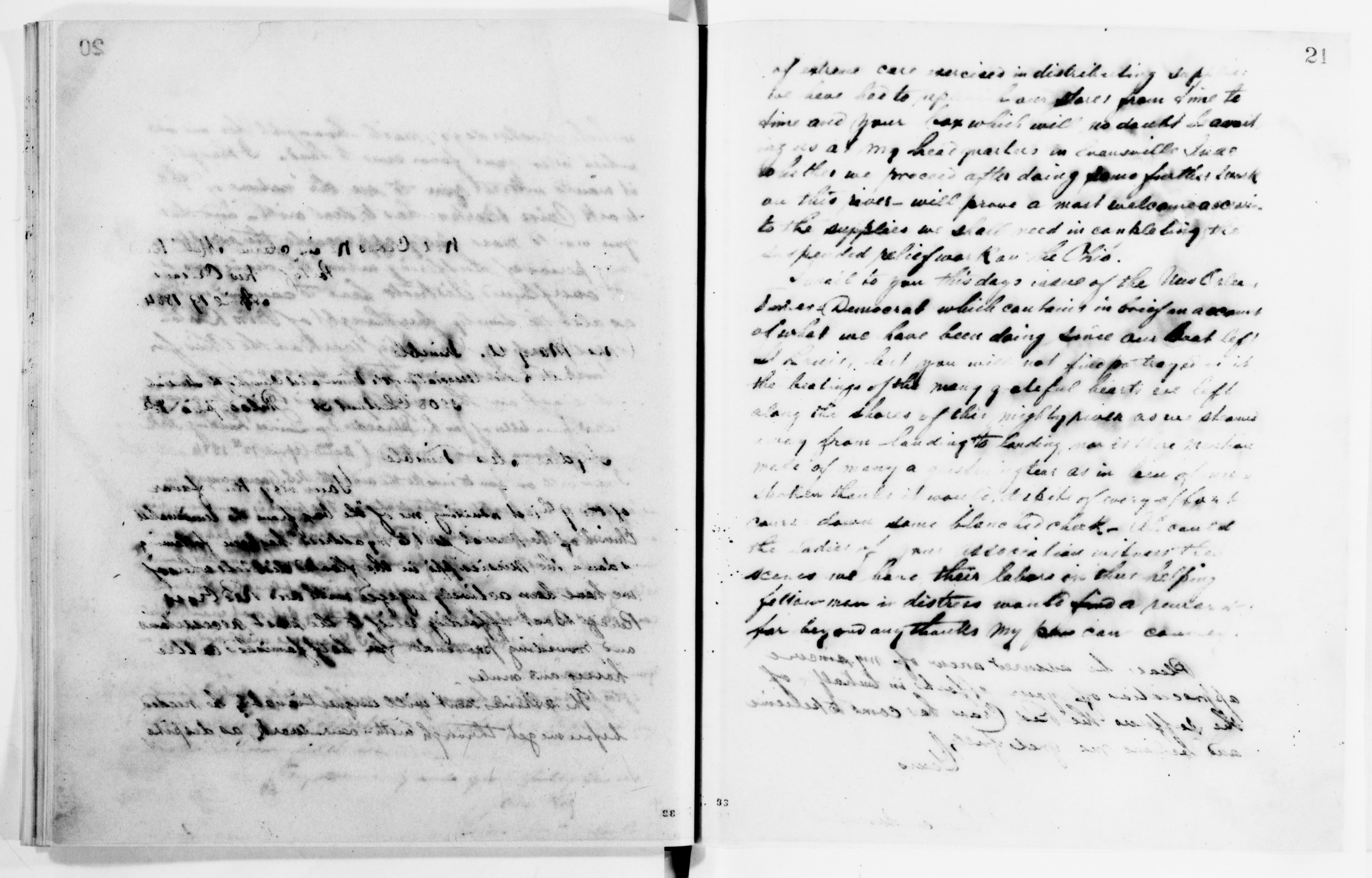 Scanned image of the current content page