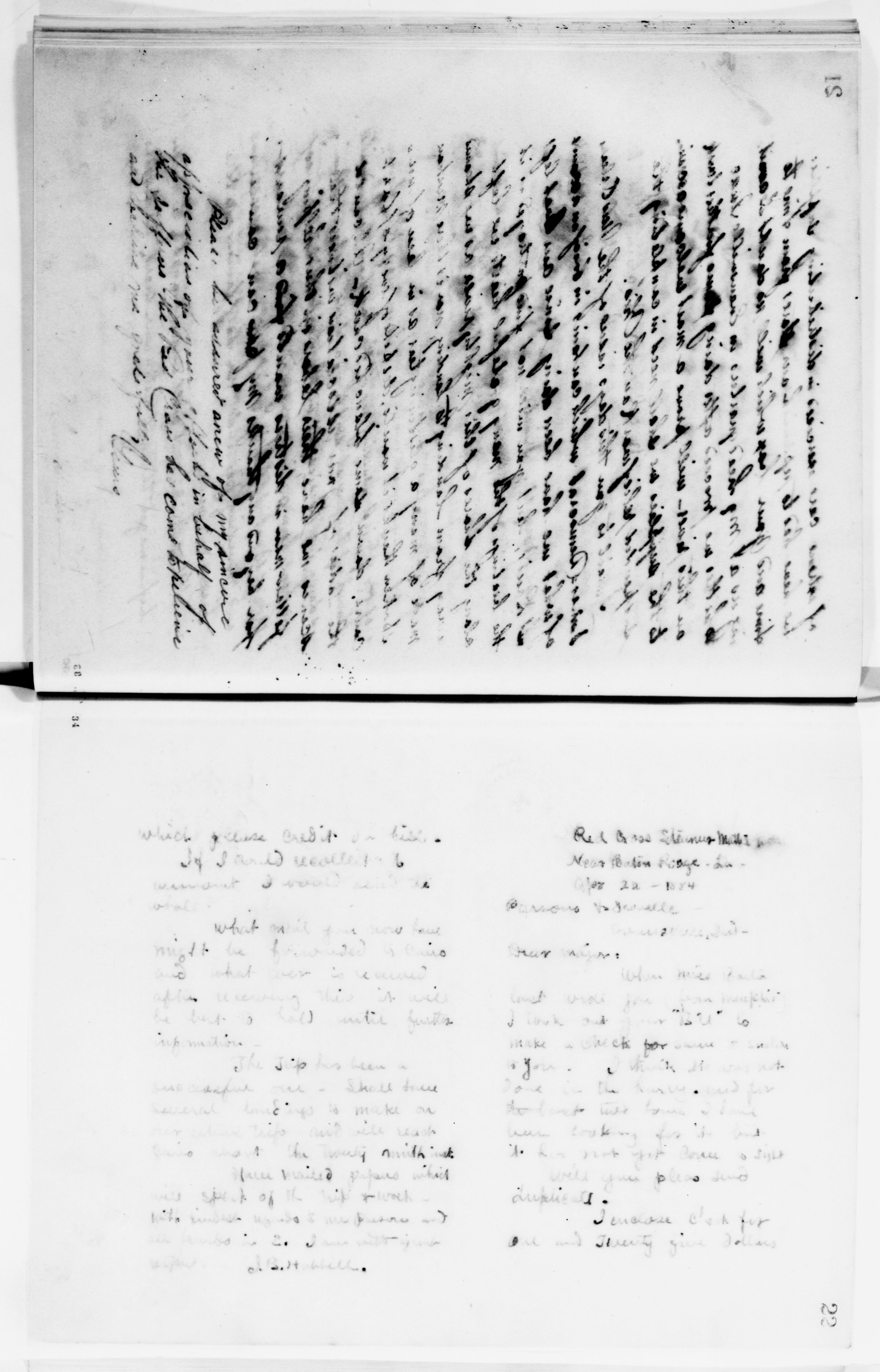 Scanned image of the current content page