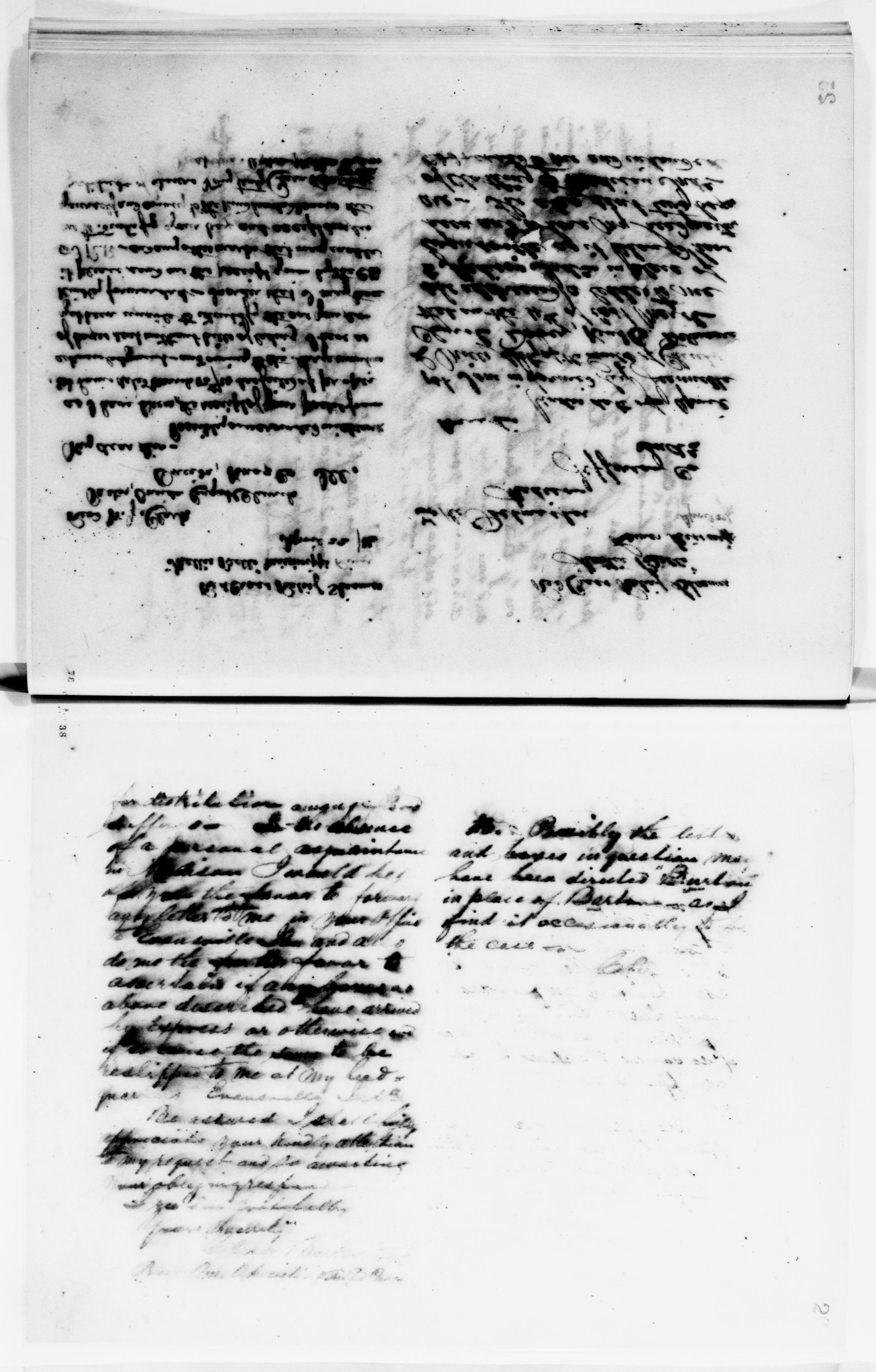 Scanned image of the current content page