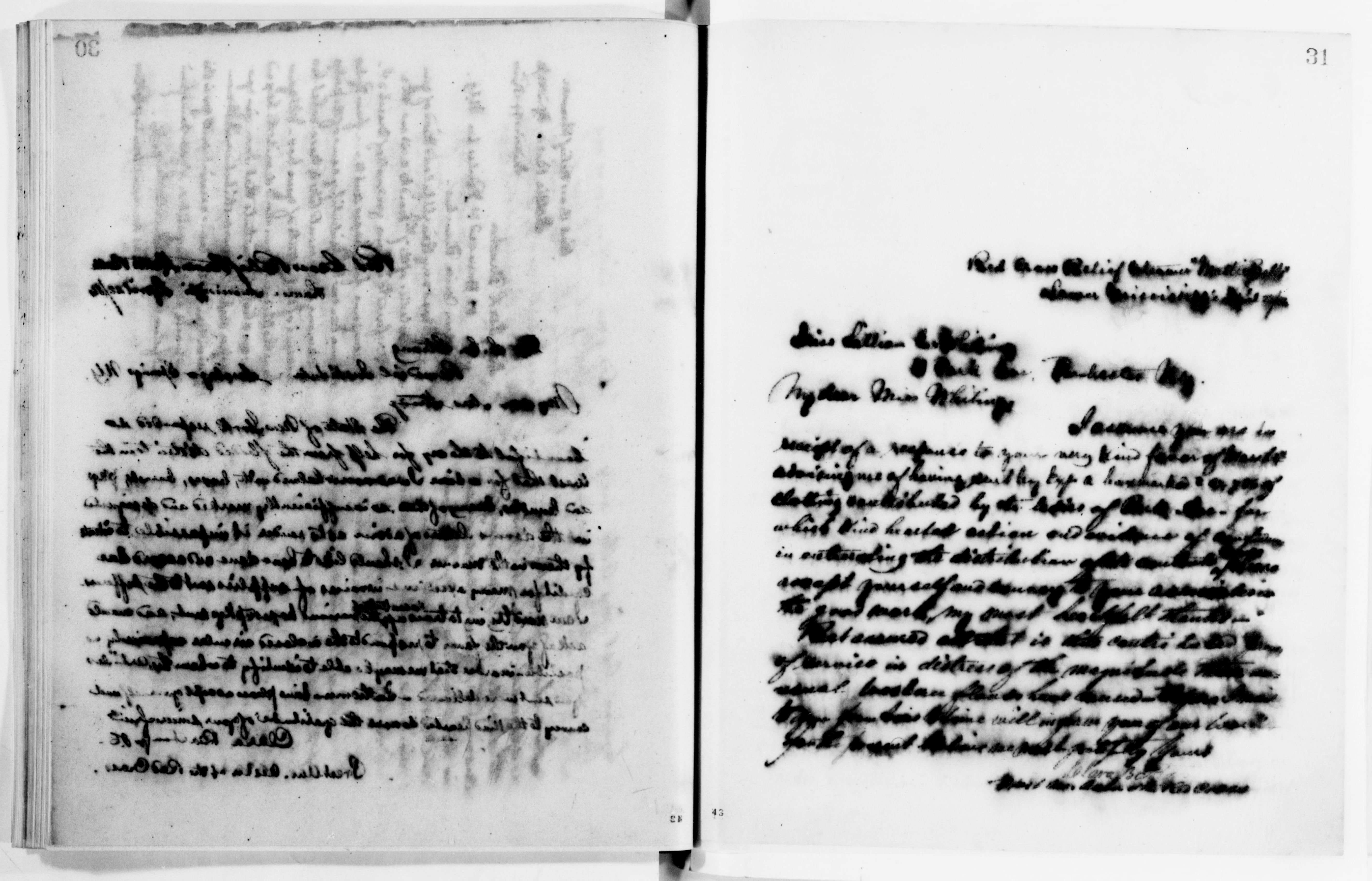 Scanned image of the current content page