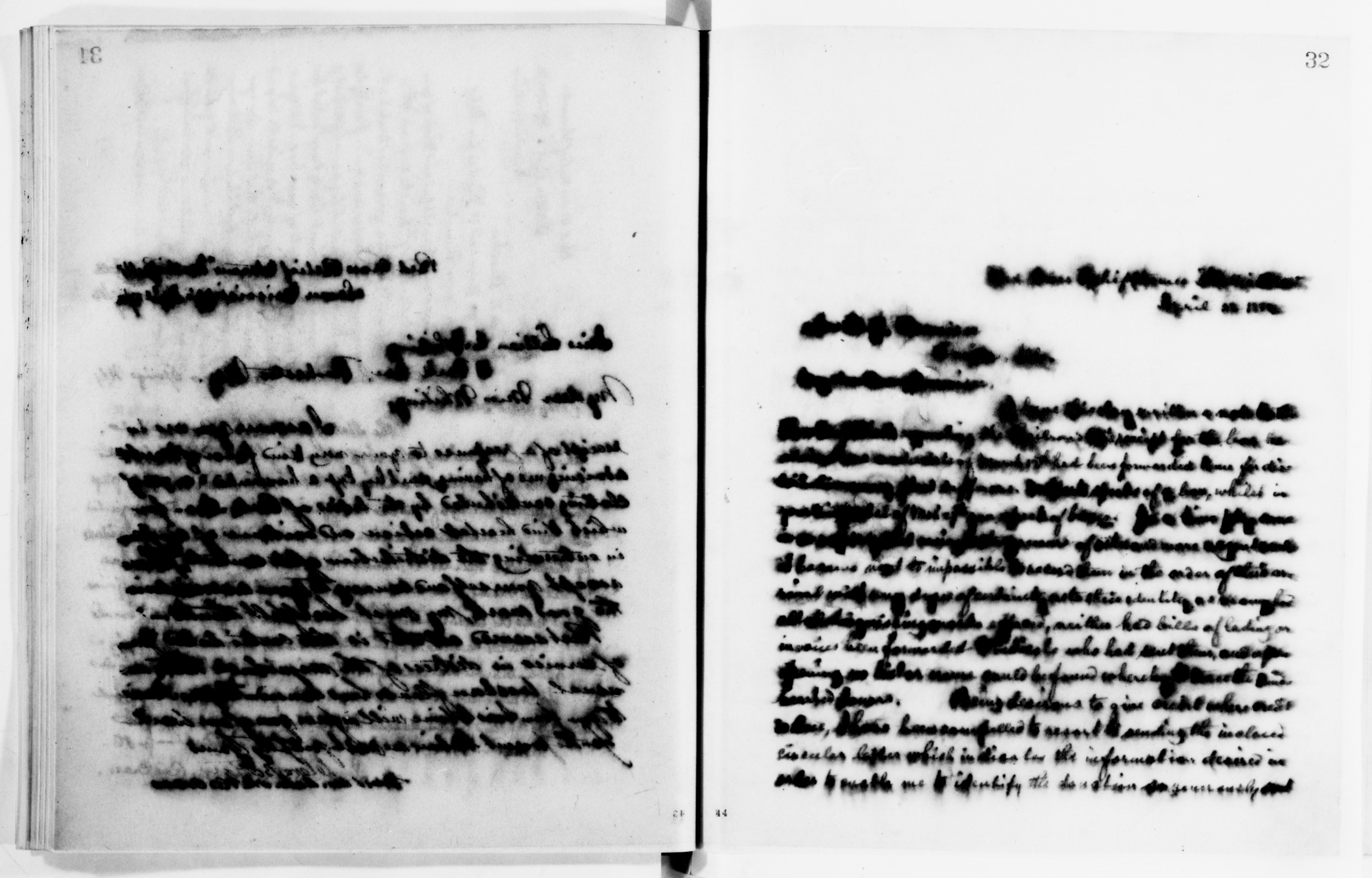 Scanned image of the current content page