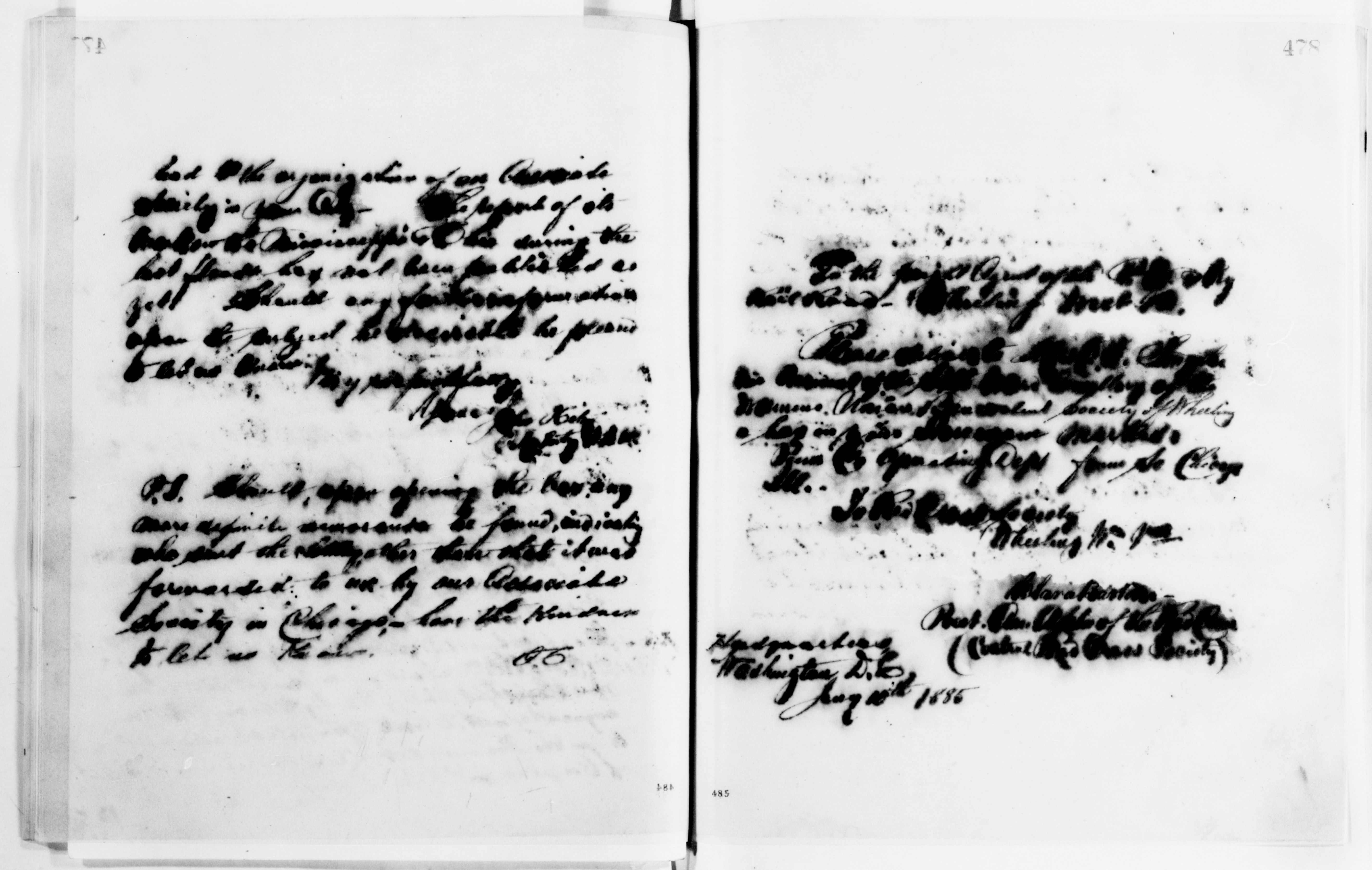 Scanned image of the current content page