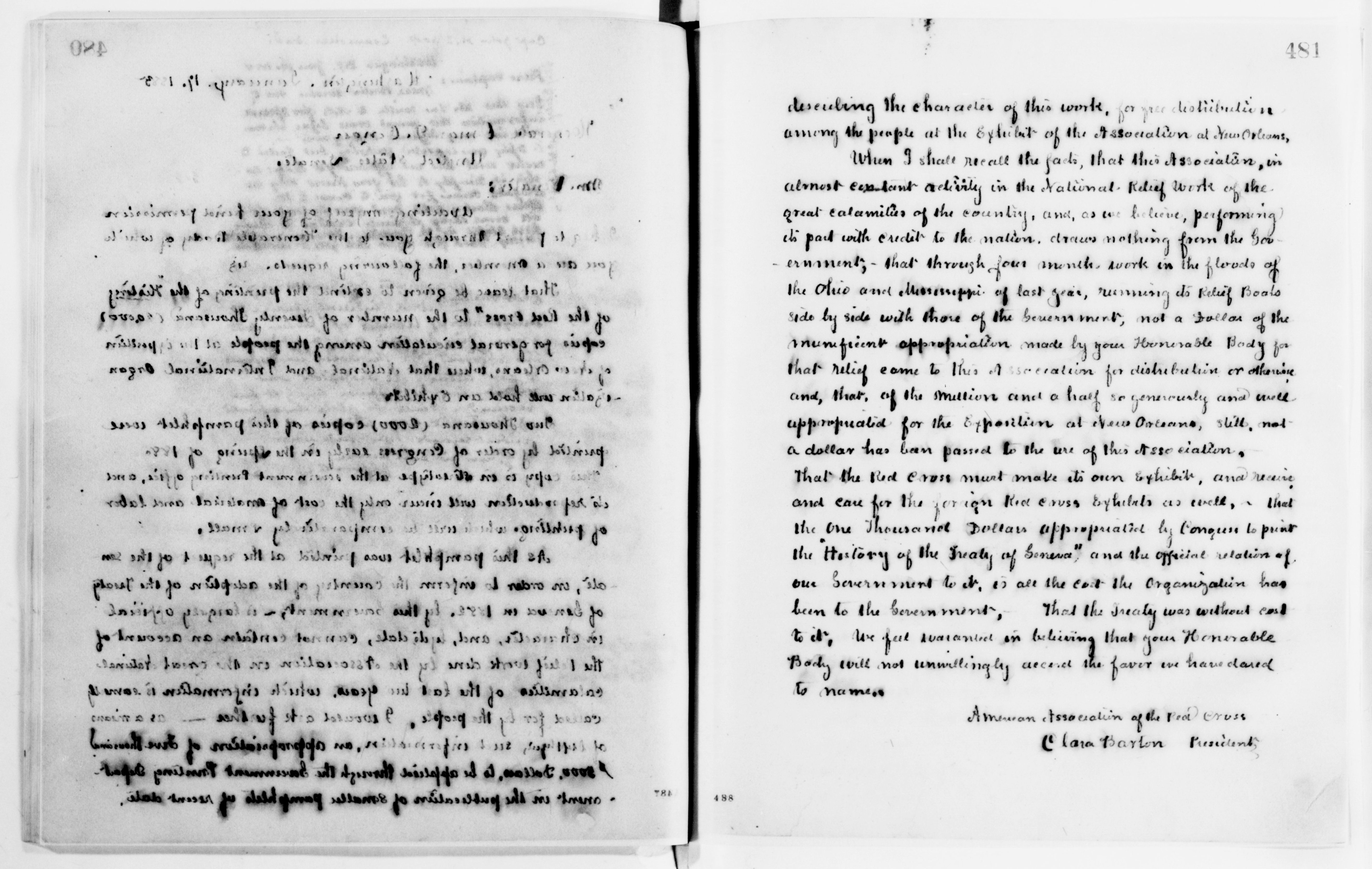 Scanned image of the current content page