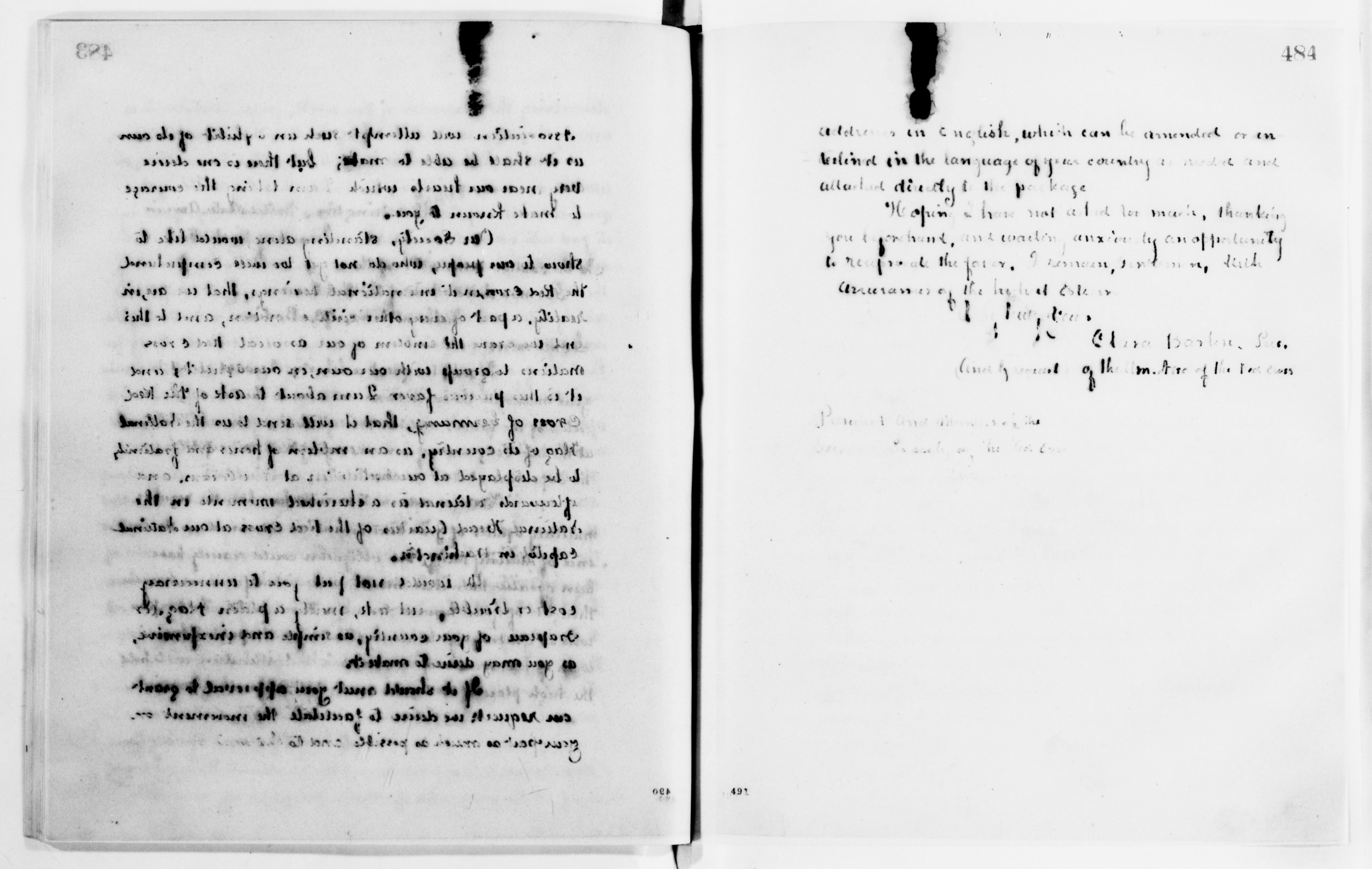 Scanned image of the current content page