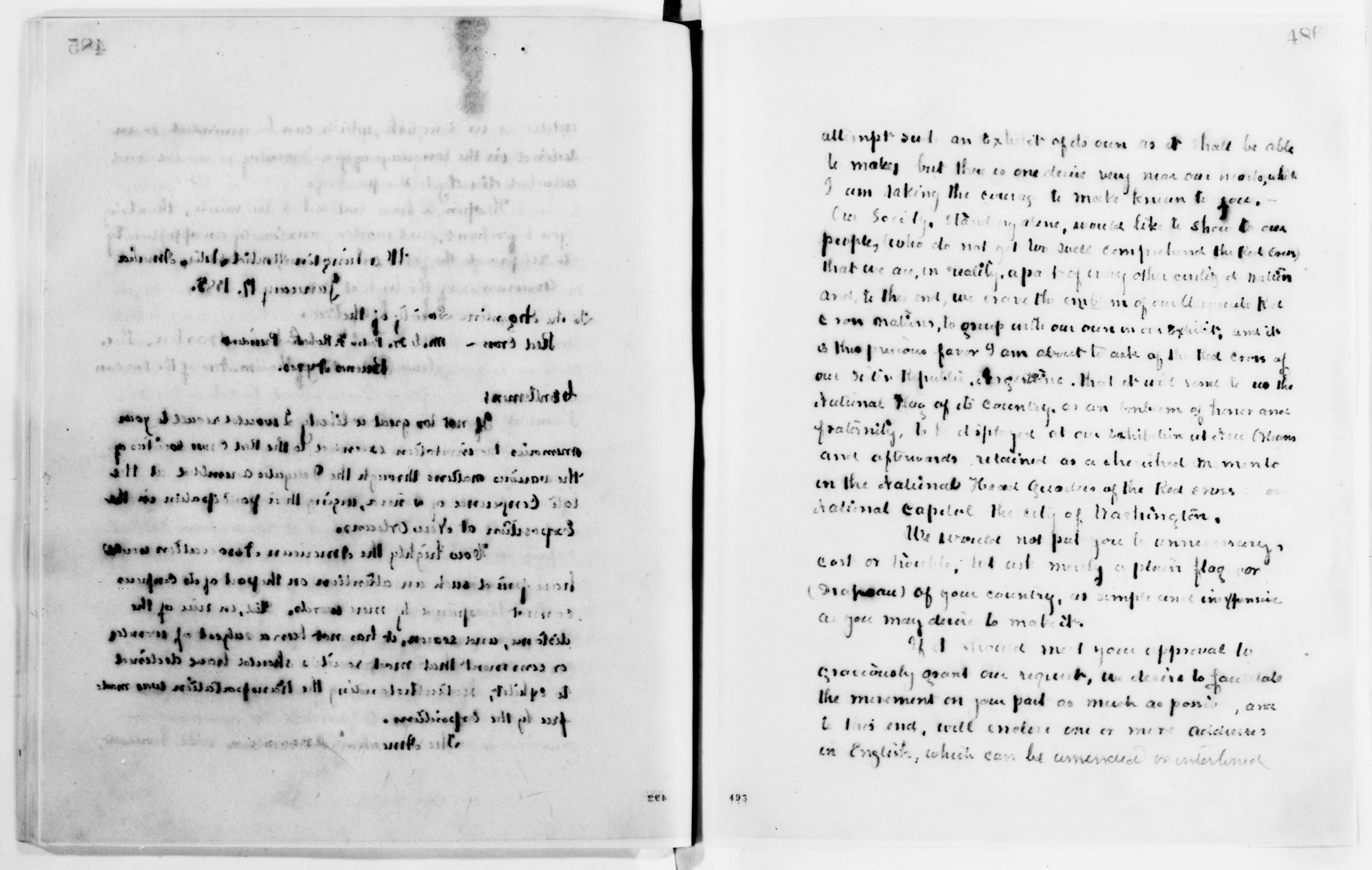 Scanned image of the current content page