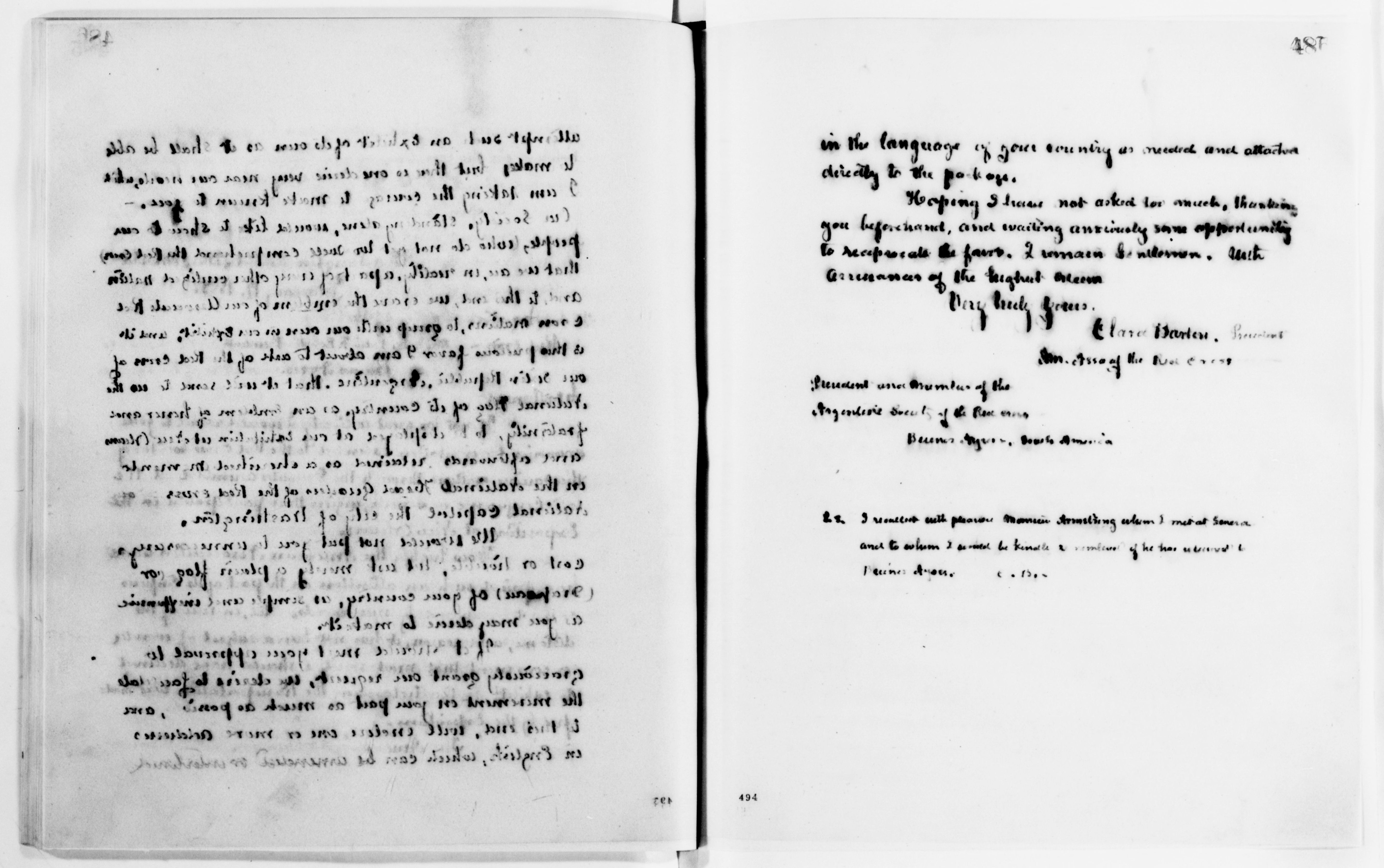 Scanned image of the current content page