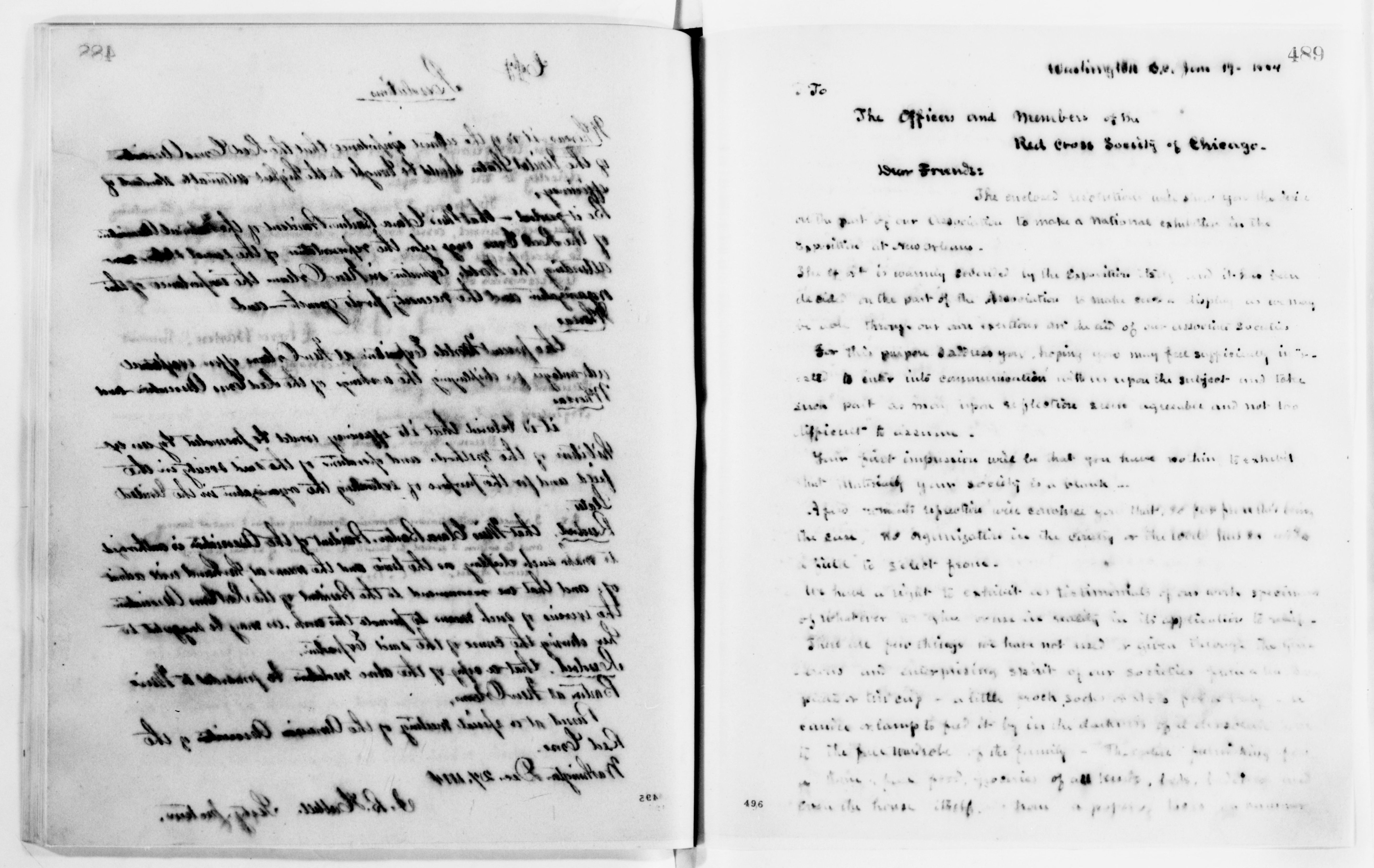 Scanned image of the current content page