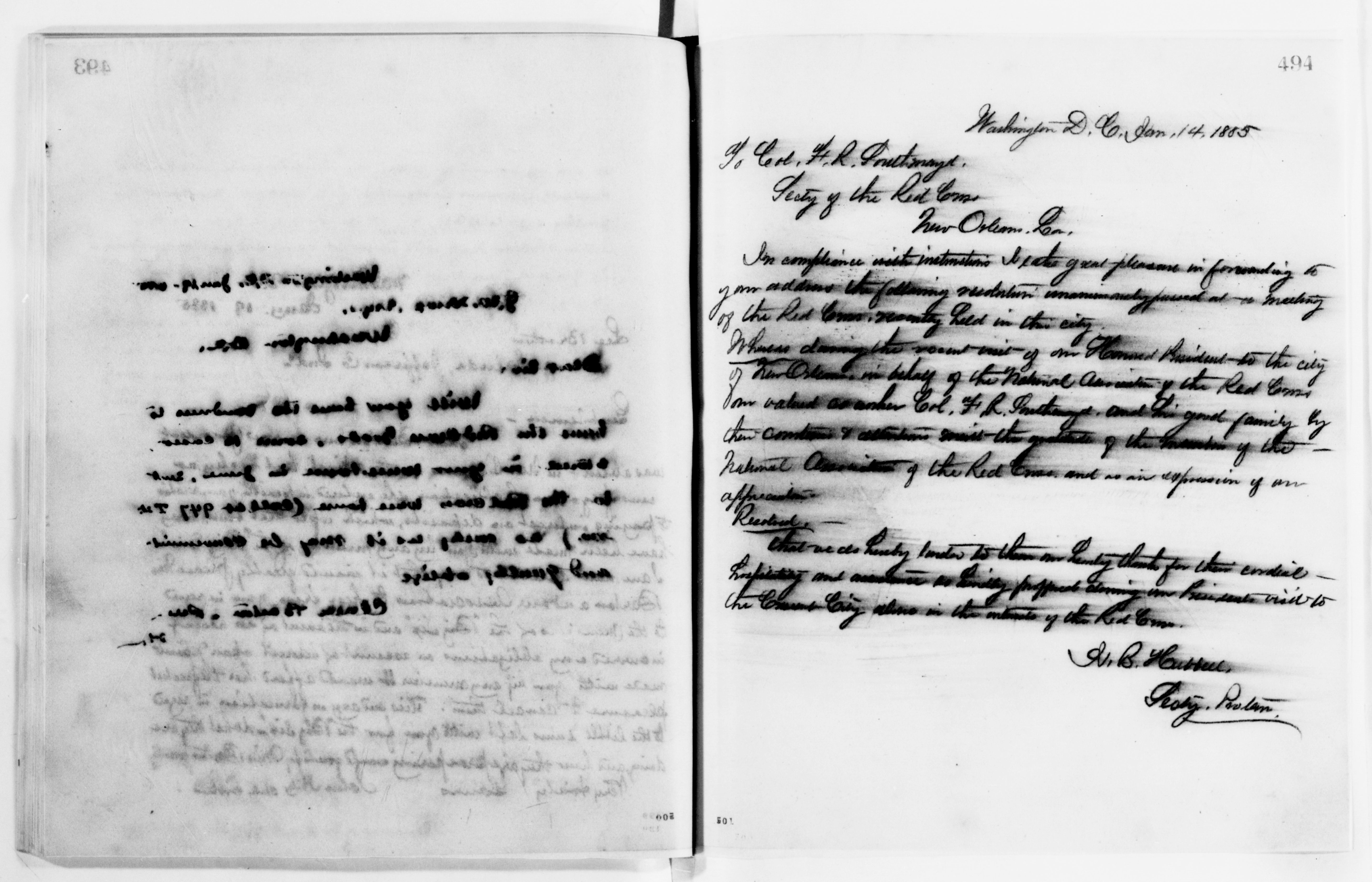 Scanned image of the current content page