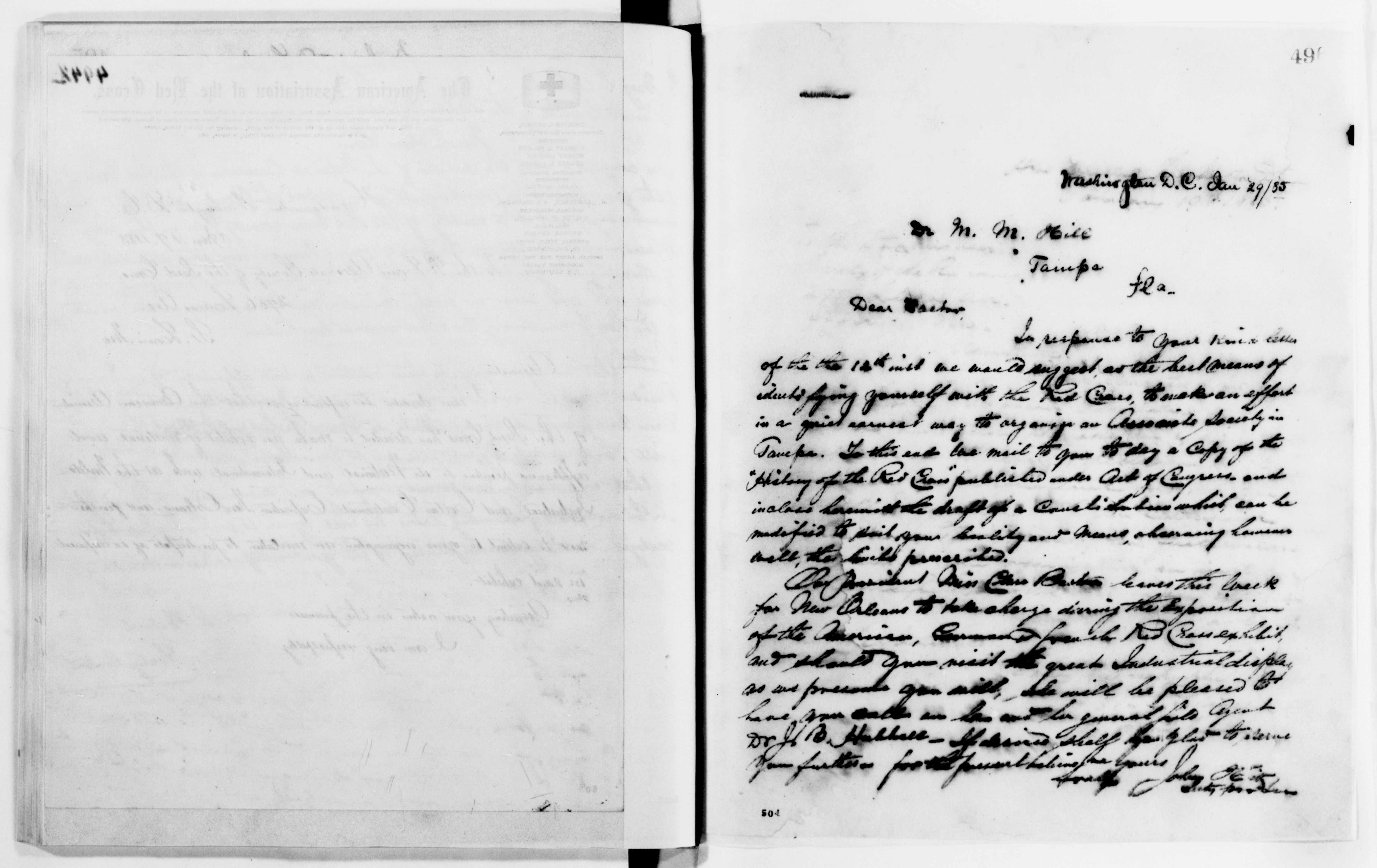 Scanned image of the current content page