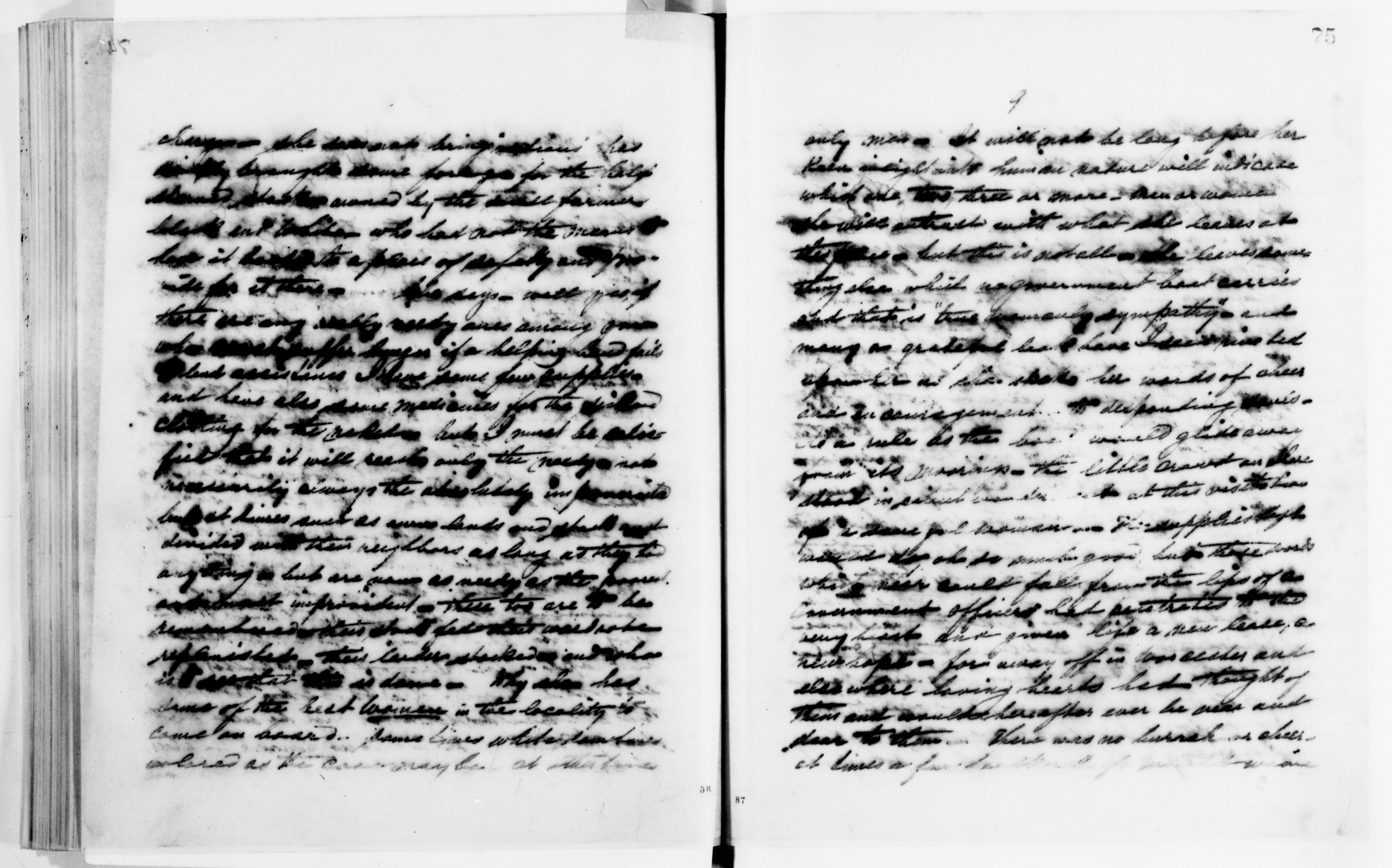 Scanned image of the current content page