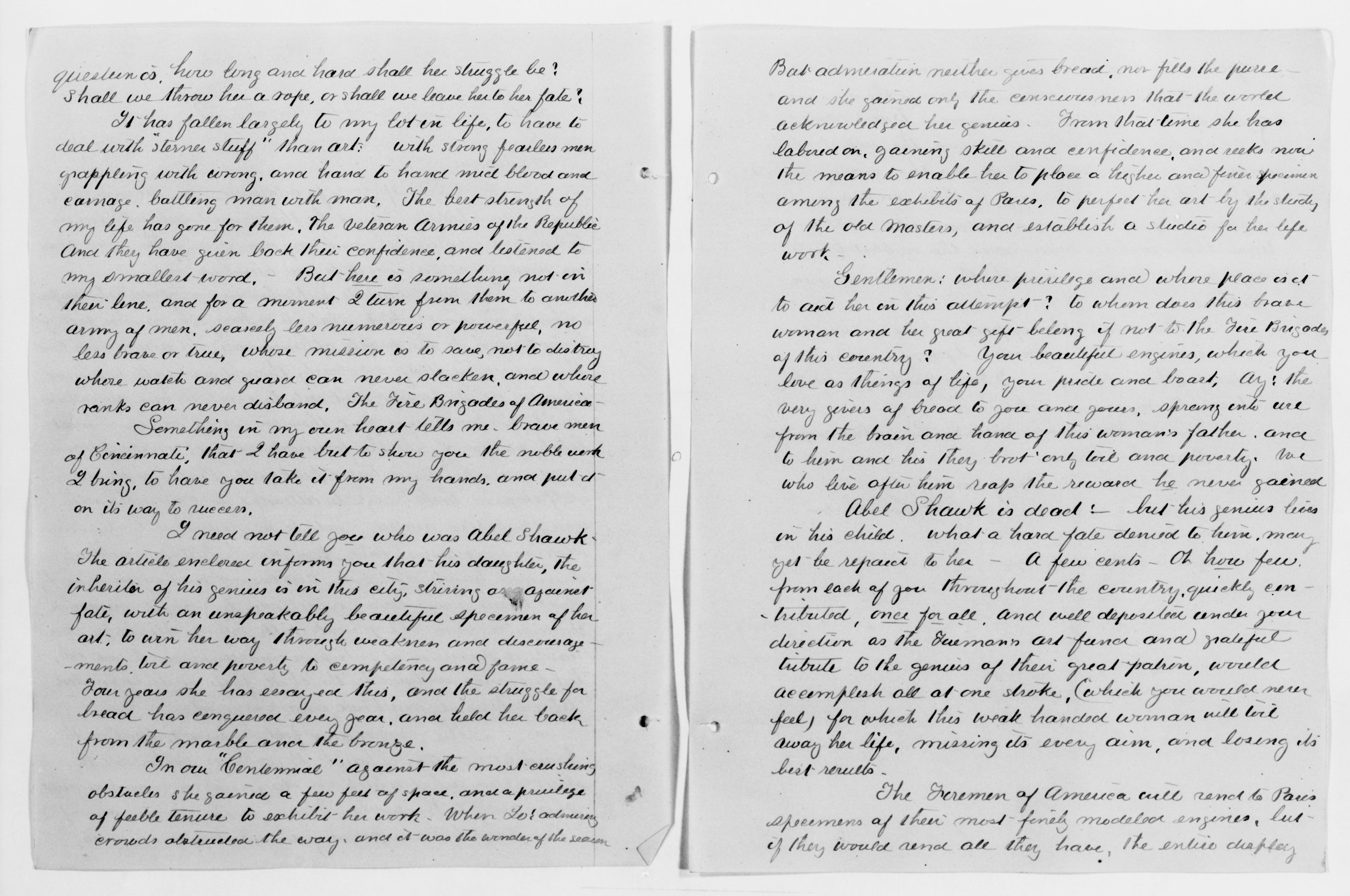 Scanned image of the current content page