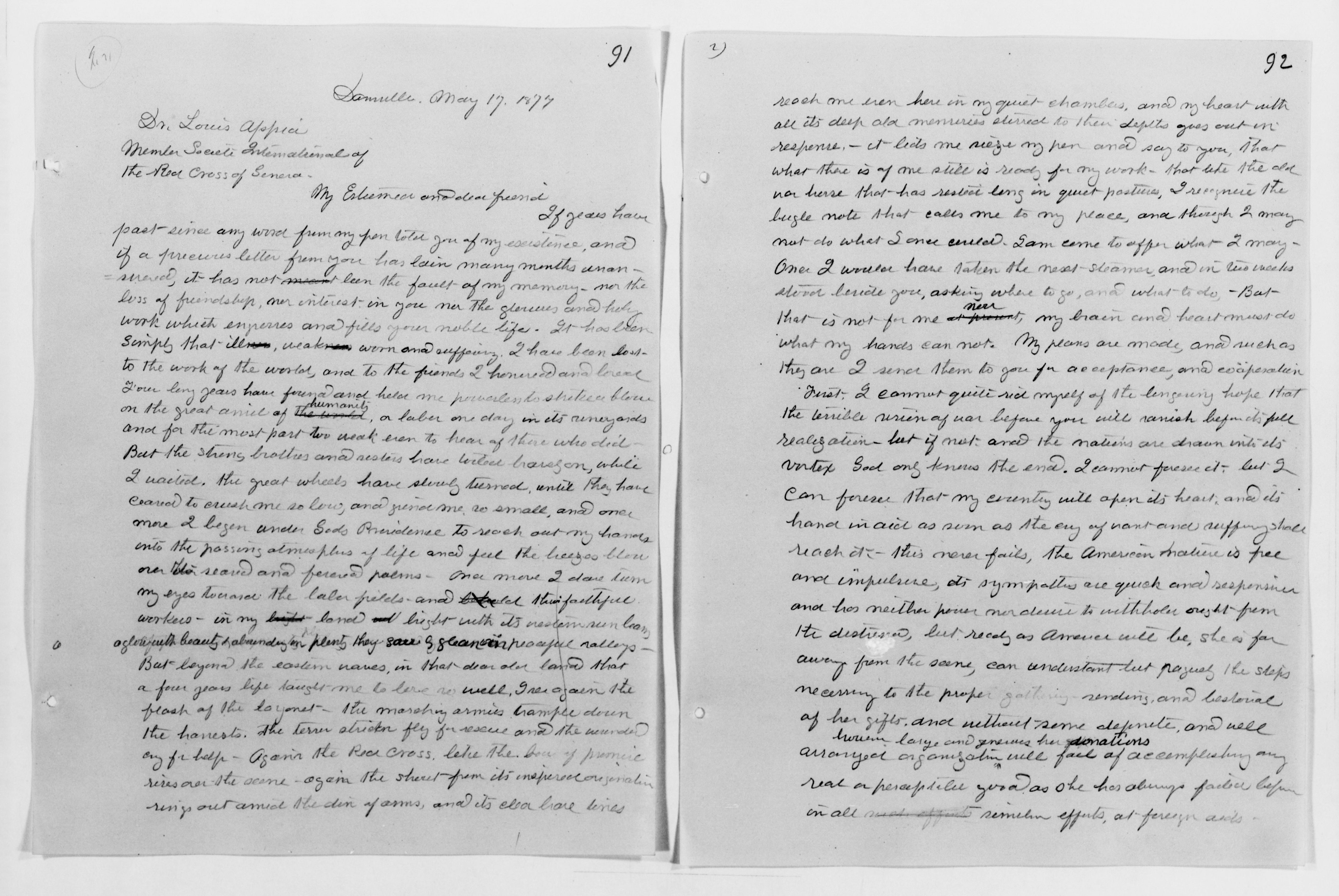 Scanned image of the current content page