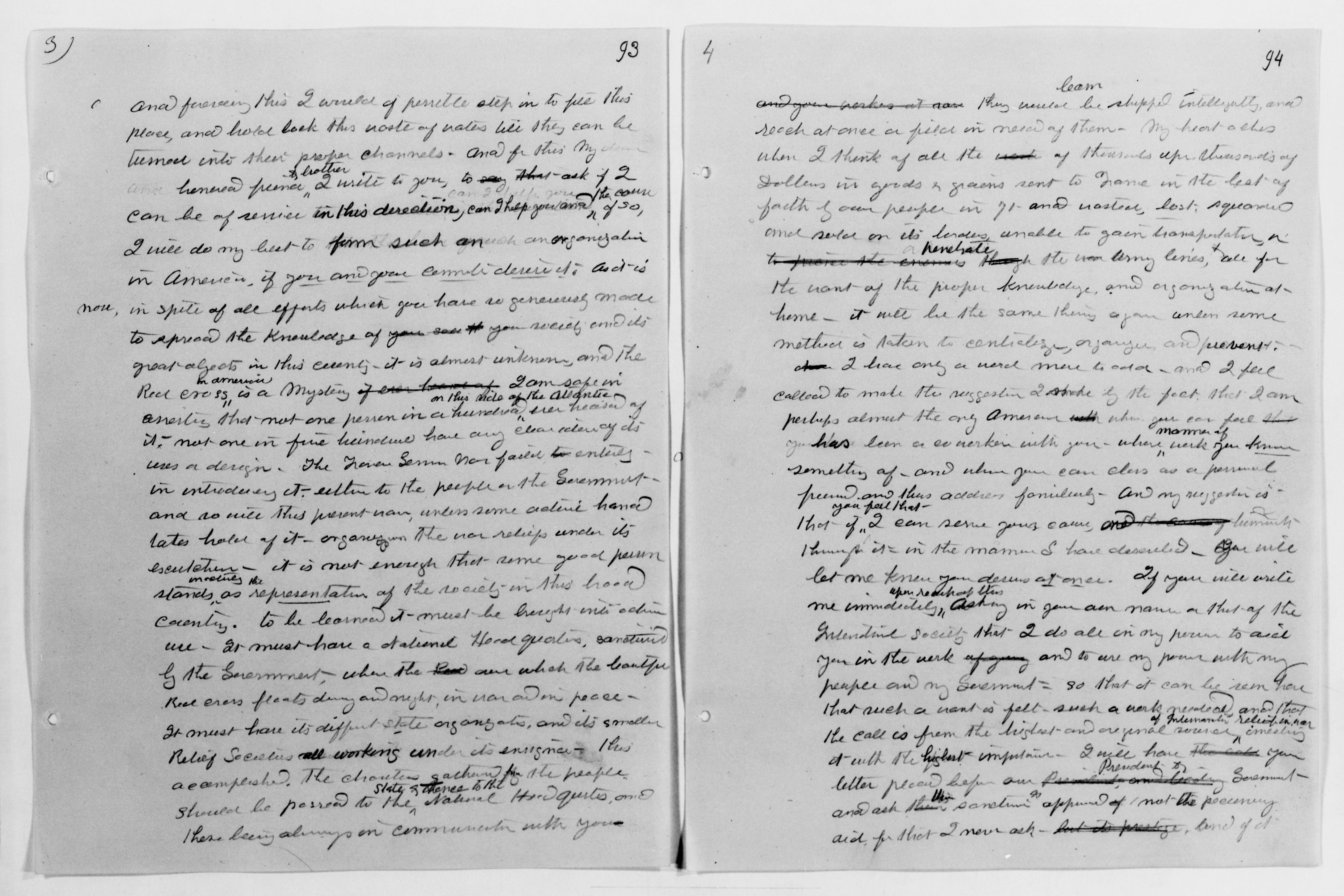 Scanned image of the current content page