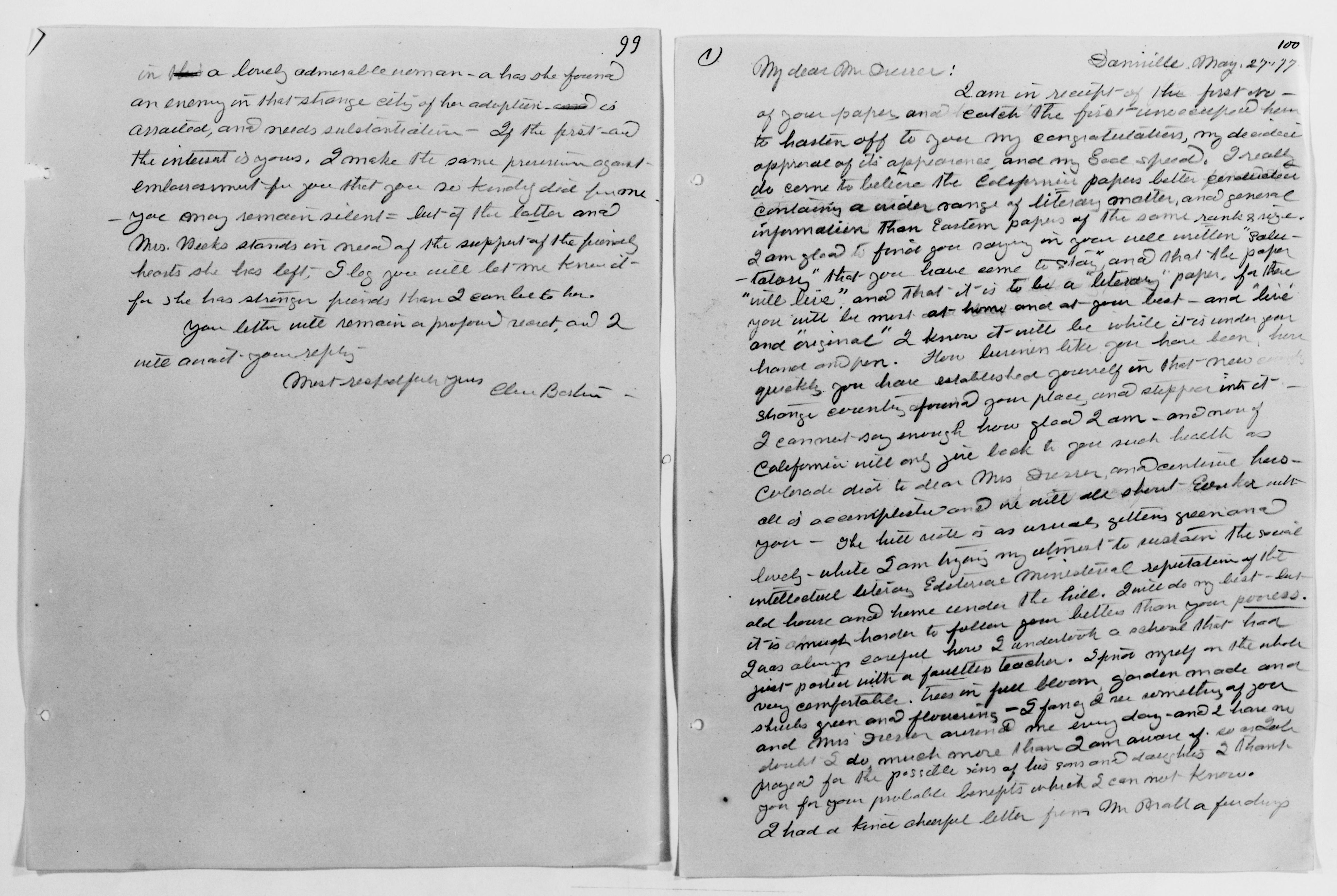 Scanned image of the current content page