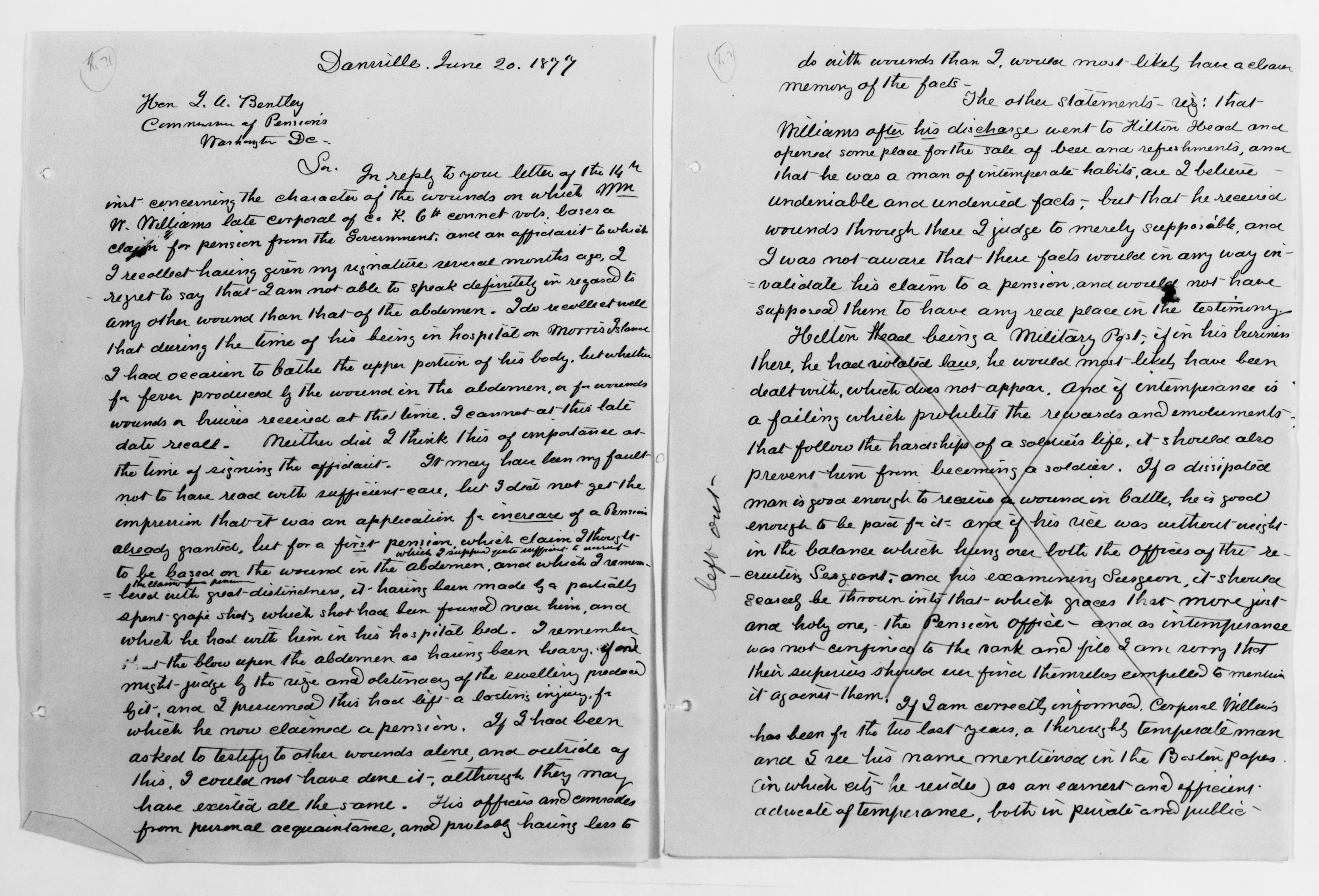 Scanned image of the current content page