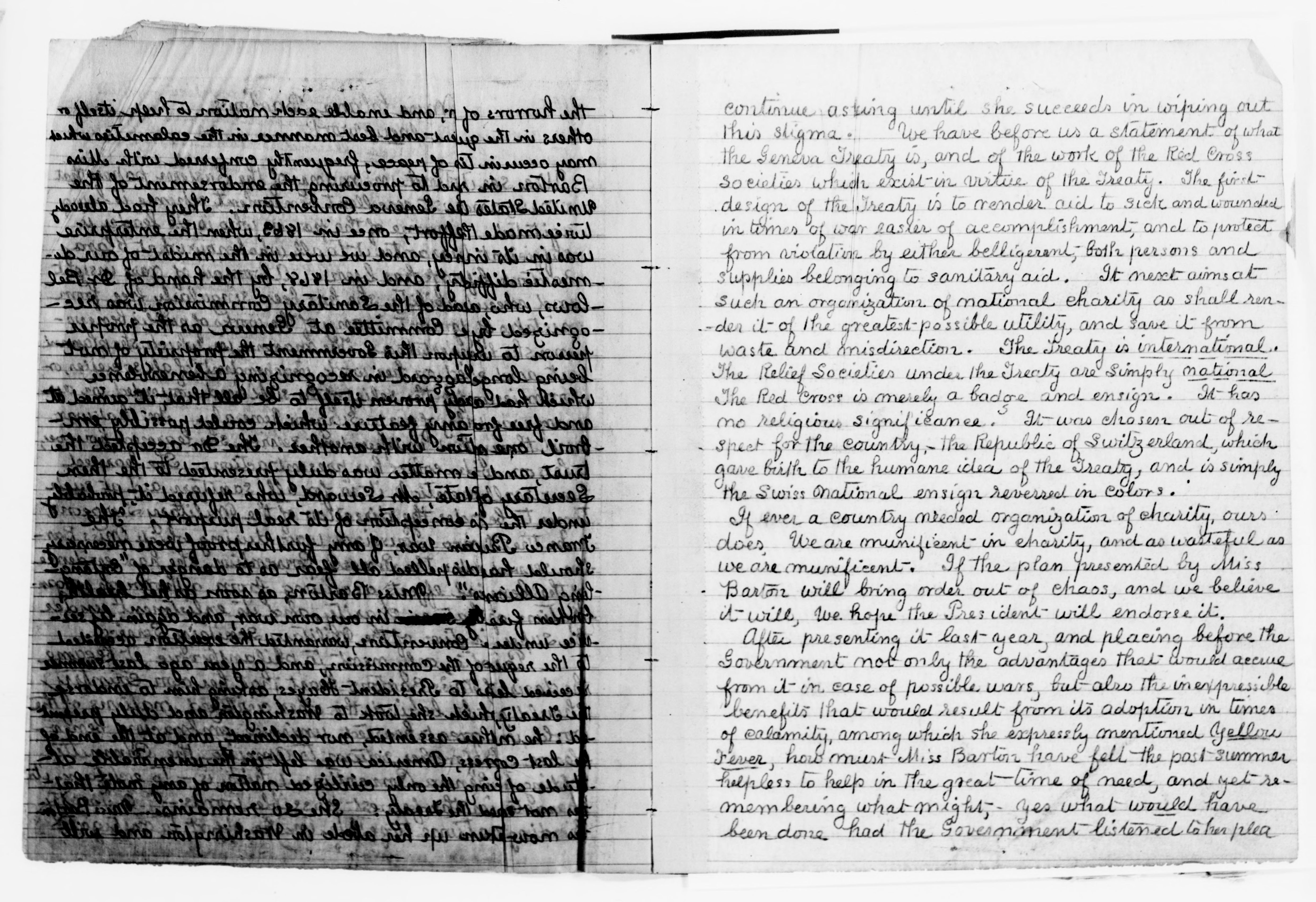 Scanned image of the current content page