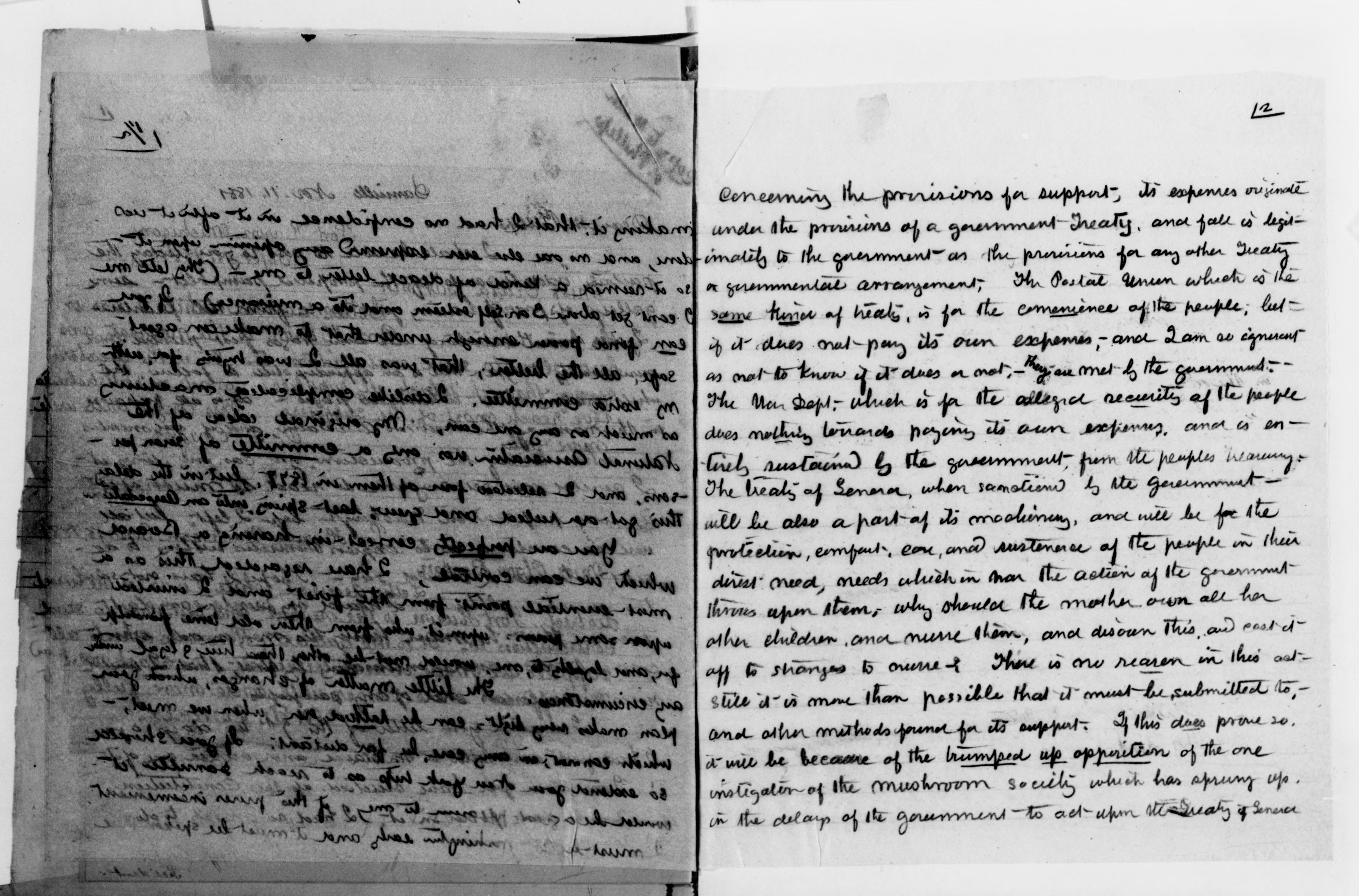 Scanned image of the current content page