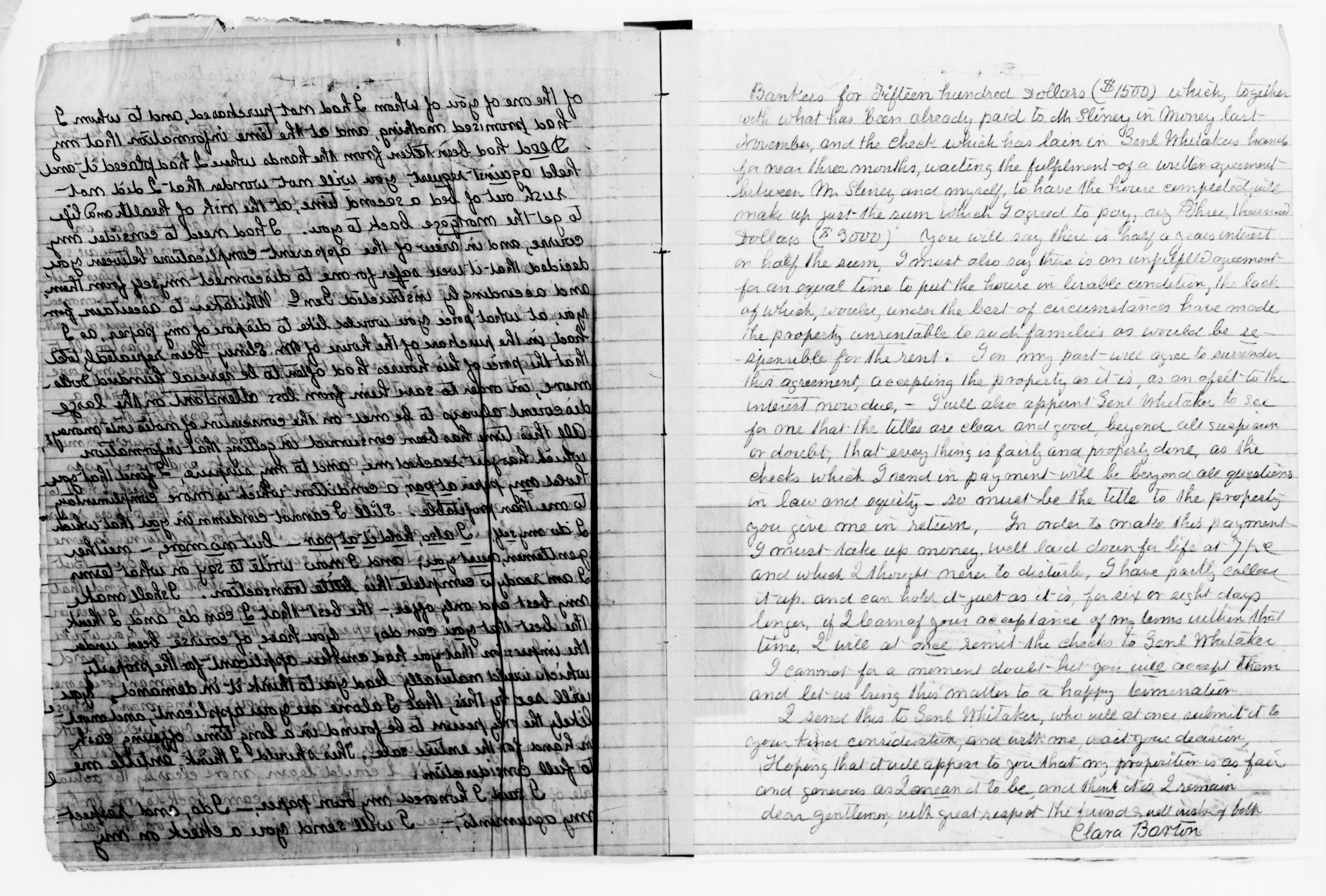 Scanned image of the current content page