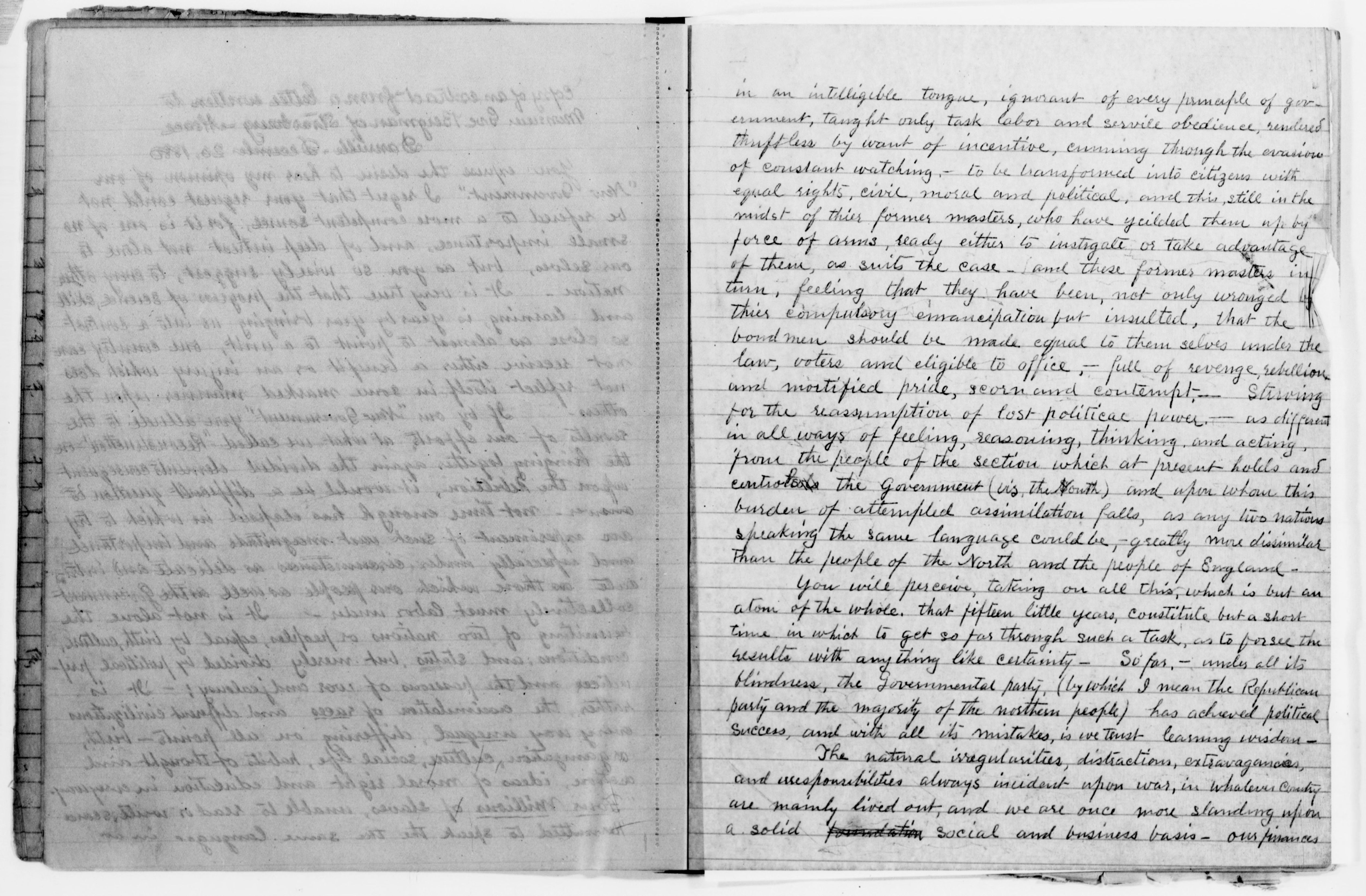 Scanned image of the current content page