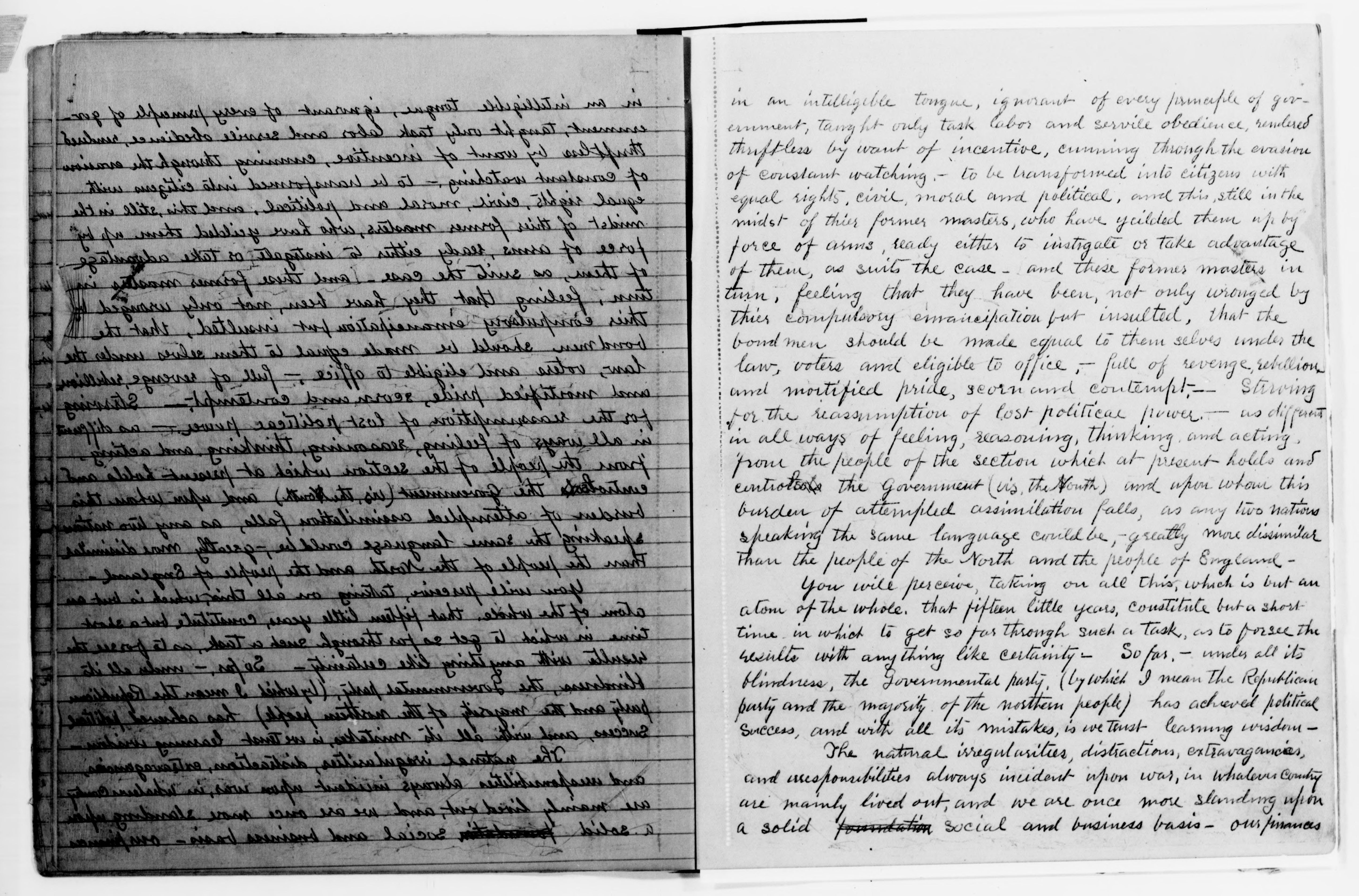Scanned image of the current content page