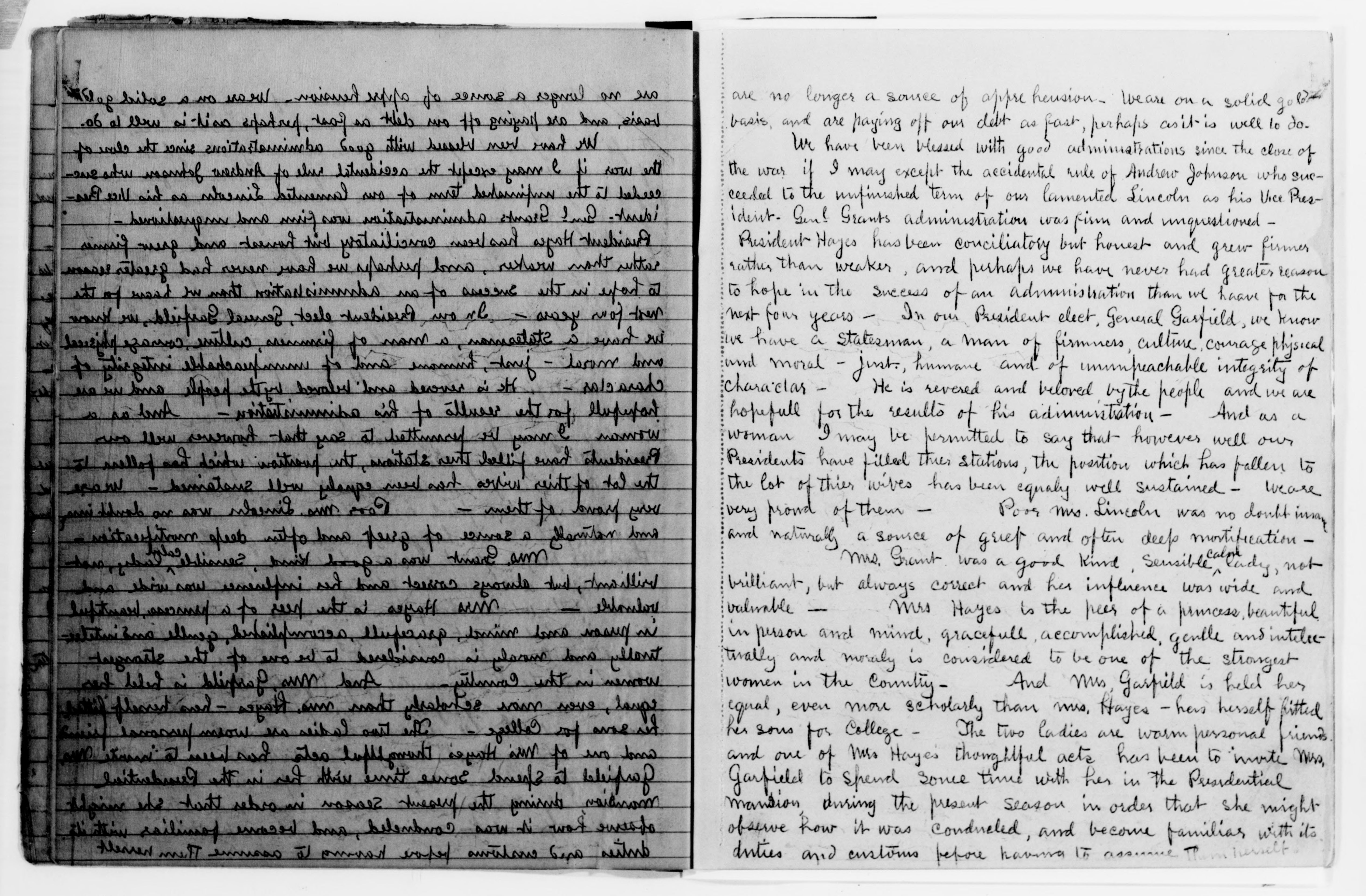 Scanned image of the current content page