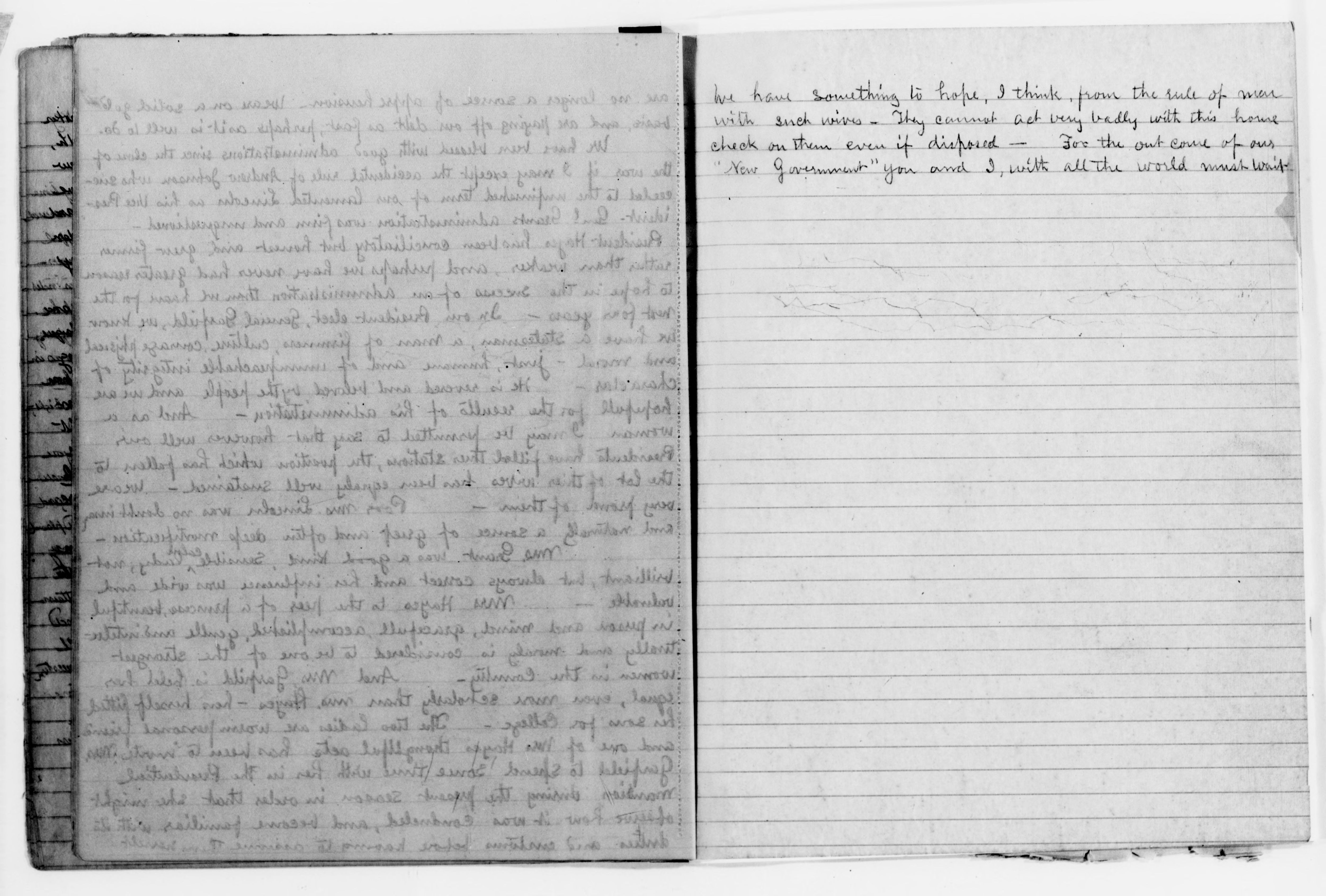 Scanned image of the current content page