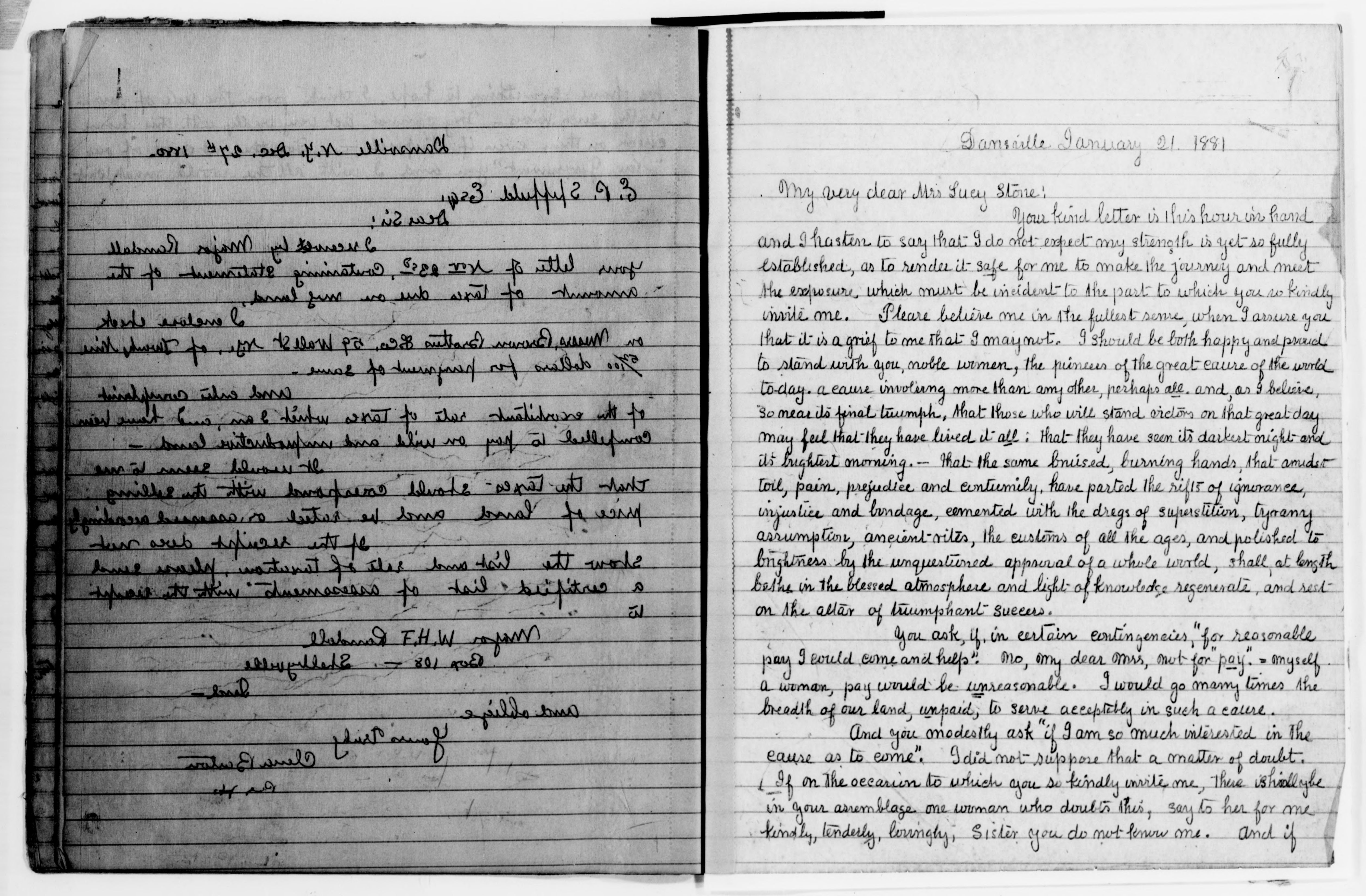 Scanned image of the current content page