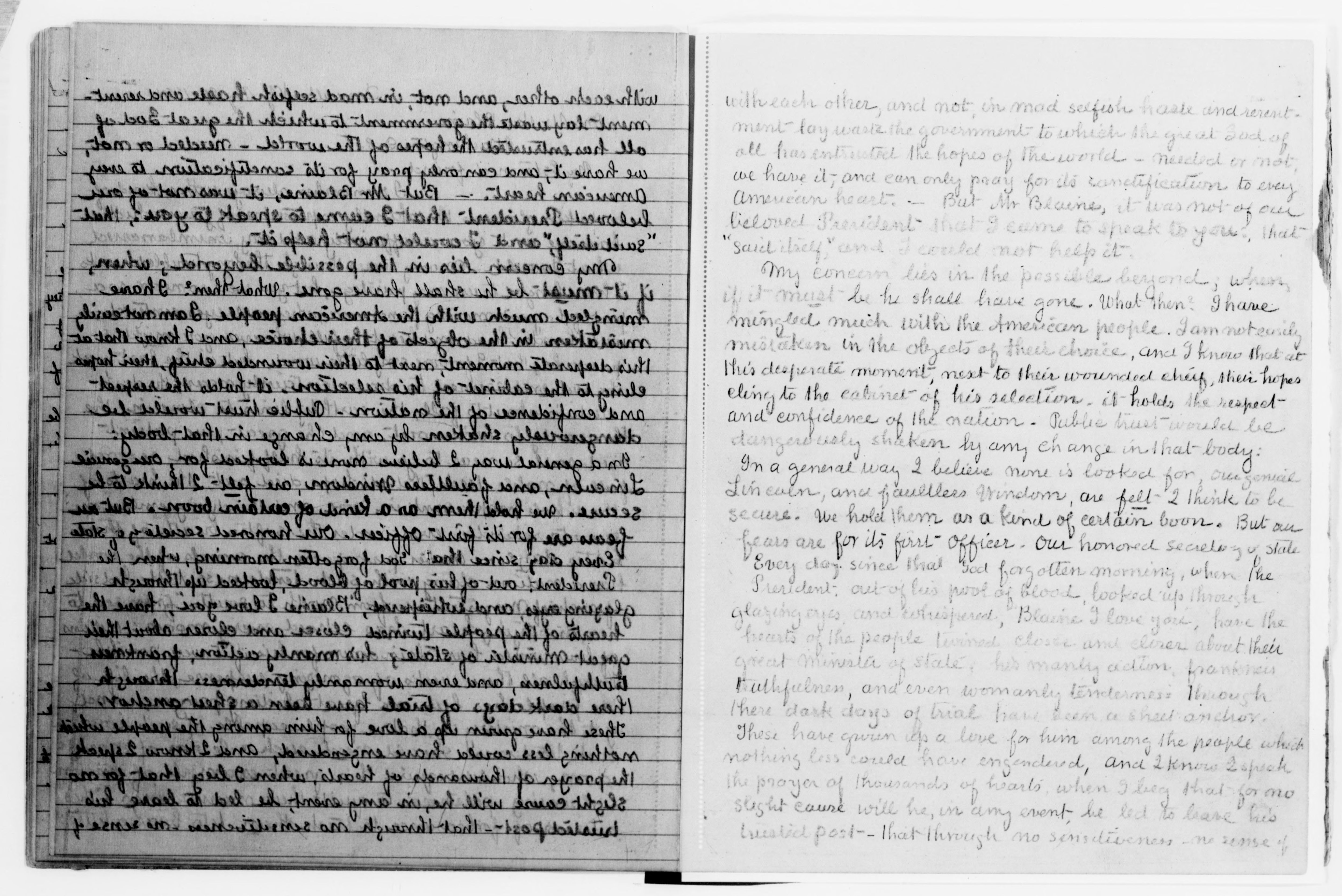 Scanned image of the current content page