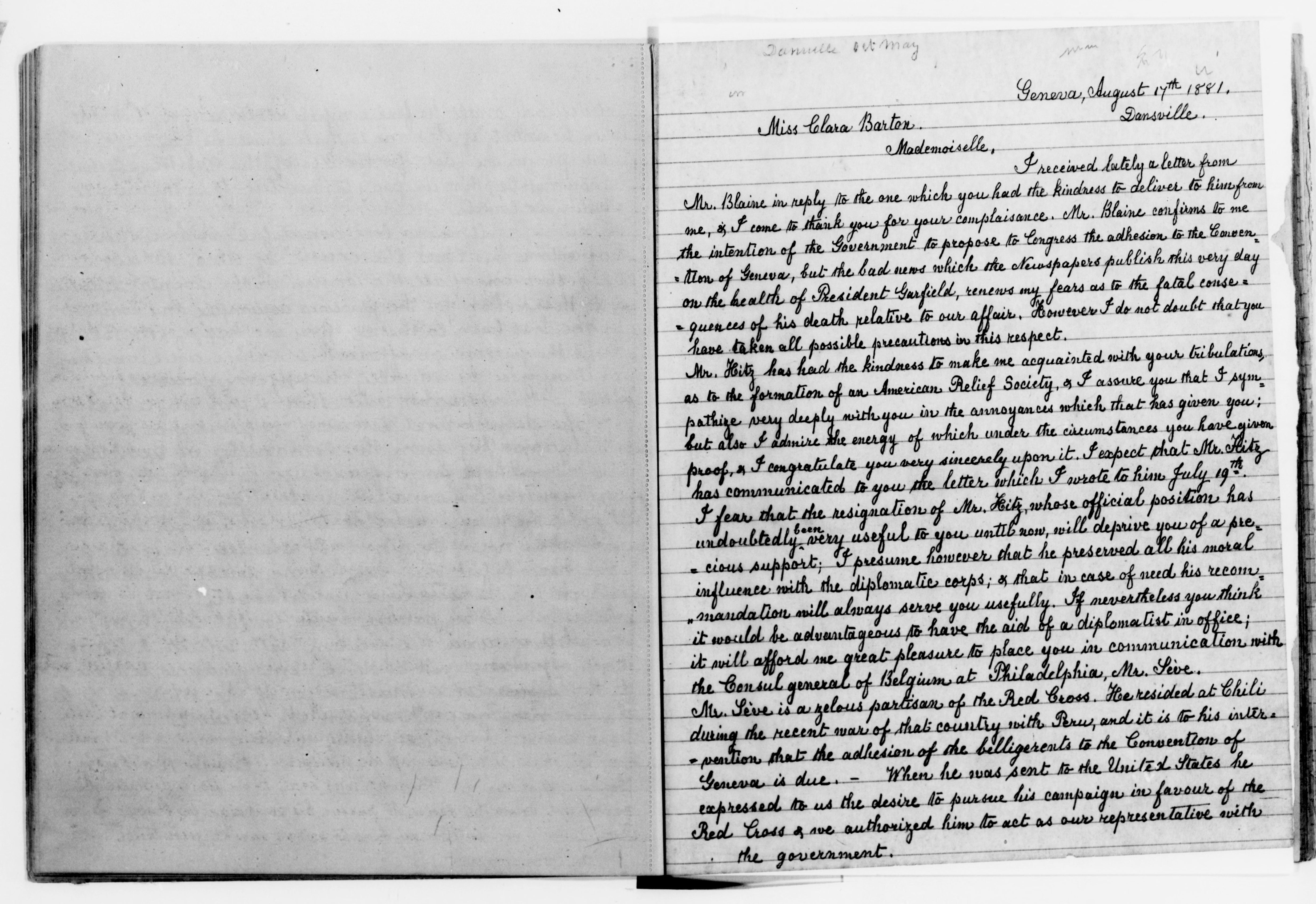 Scanned image of the current content page