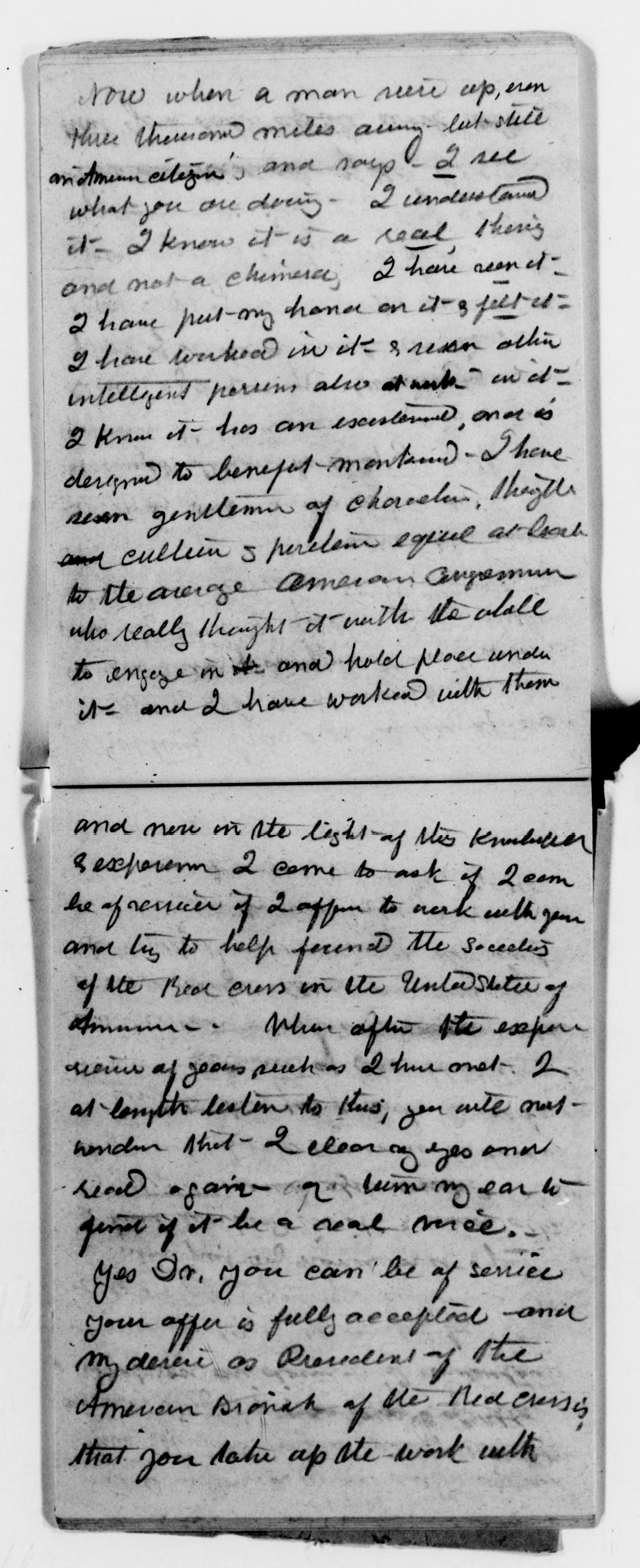 Scanned image of the current content page