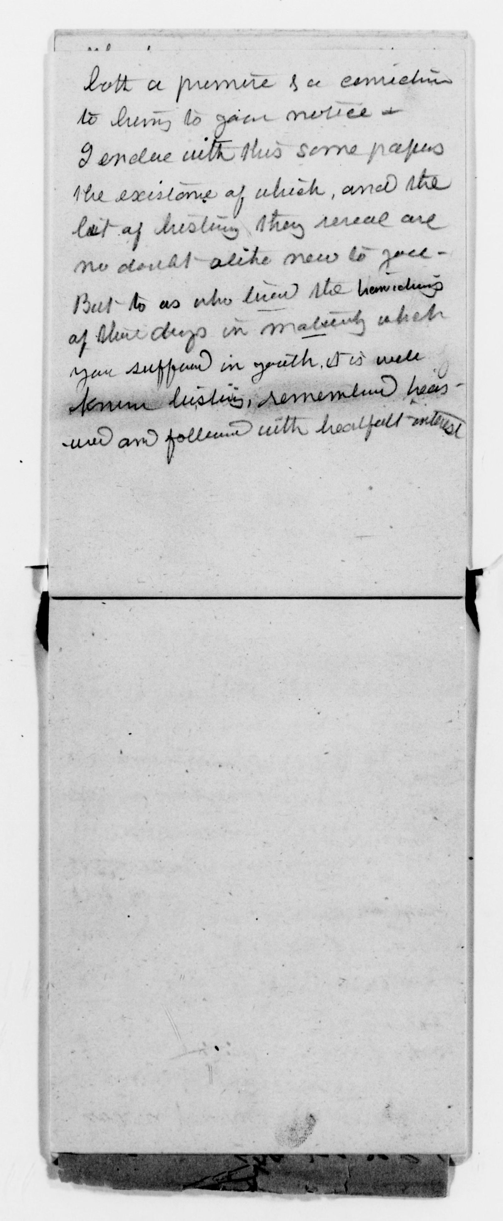 Scanned image of the current content page