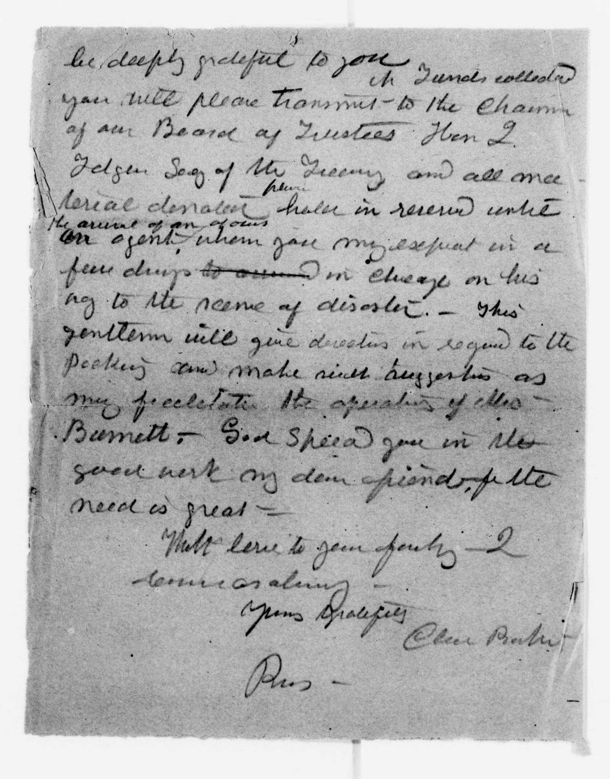 Scanned image of the current content page