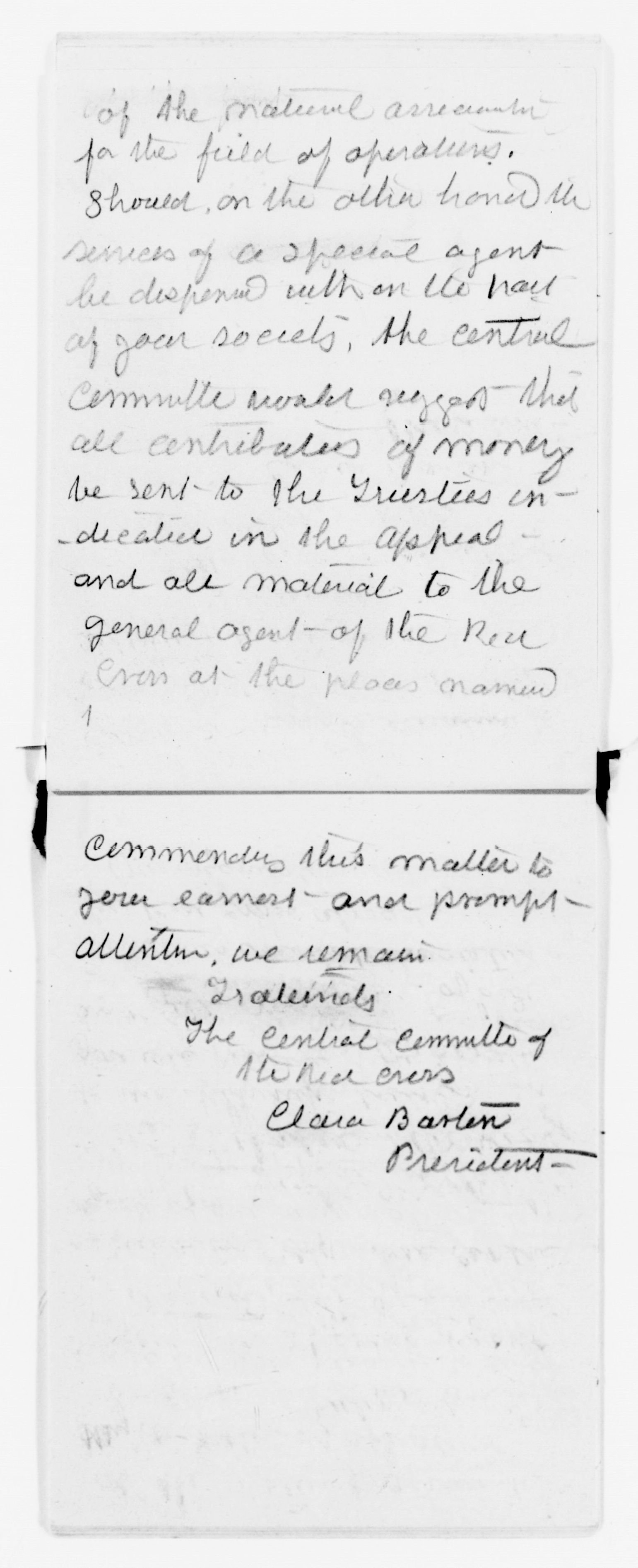 Scanned image of the current content page