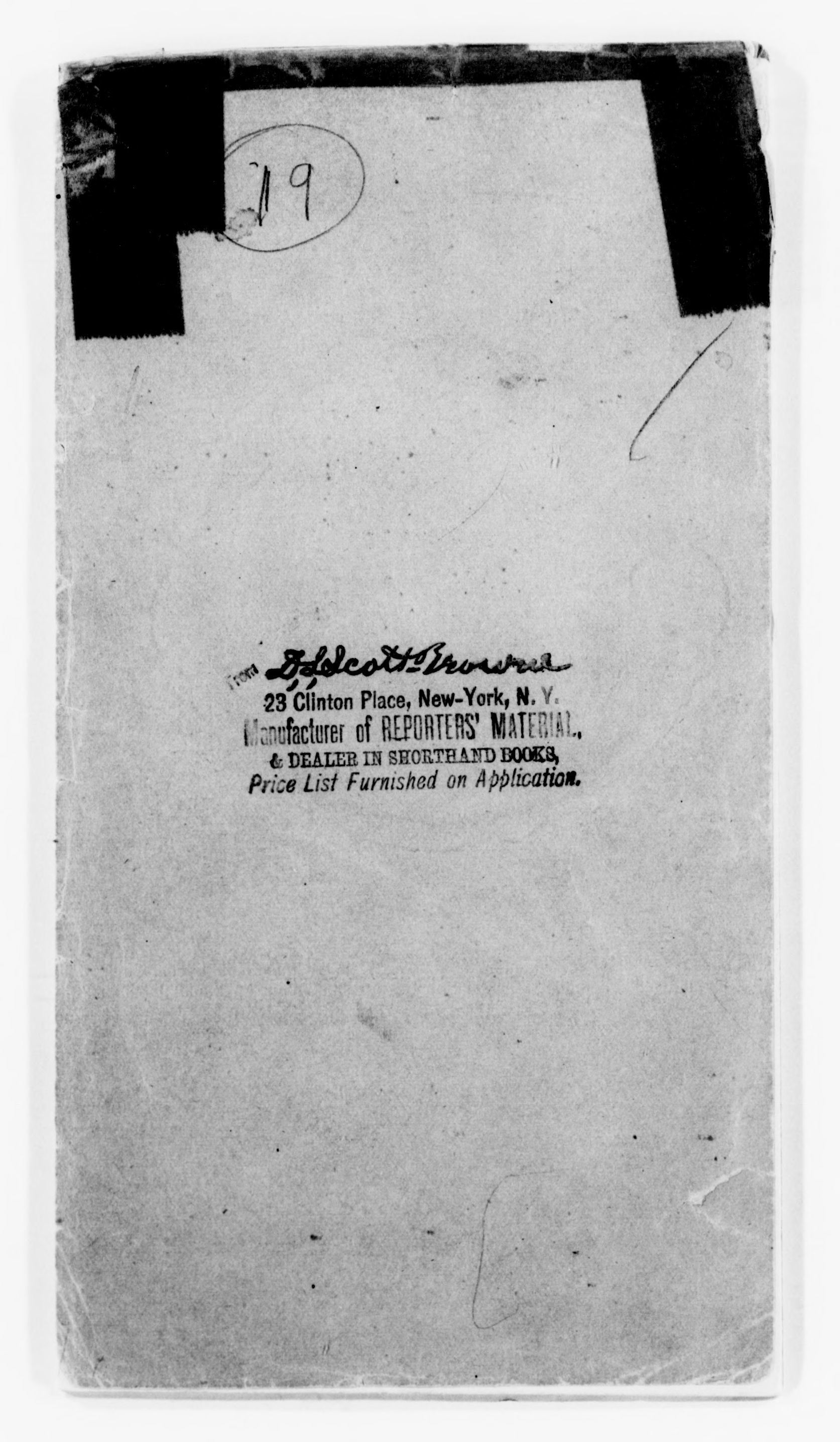 Scanned image of the current content page